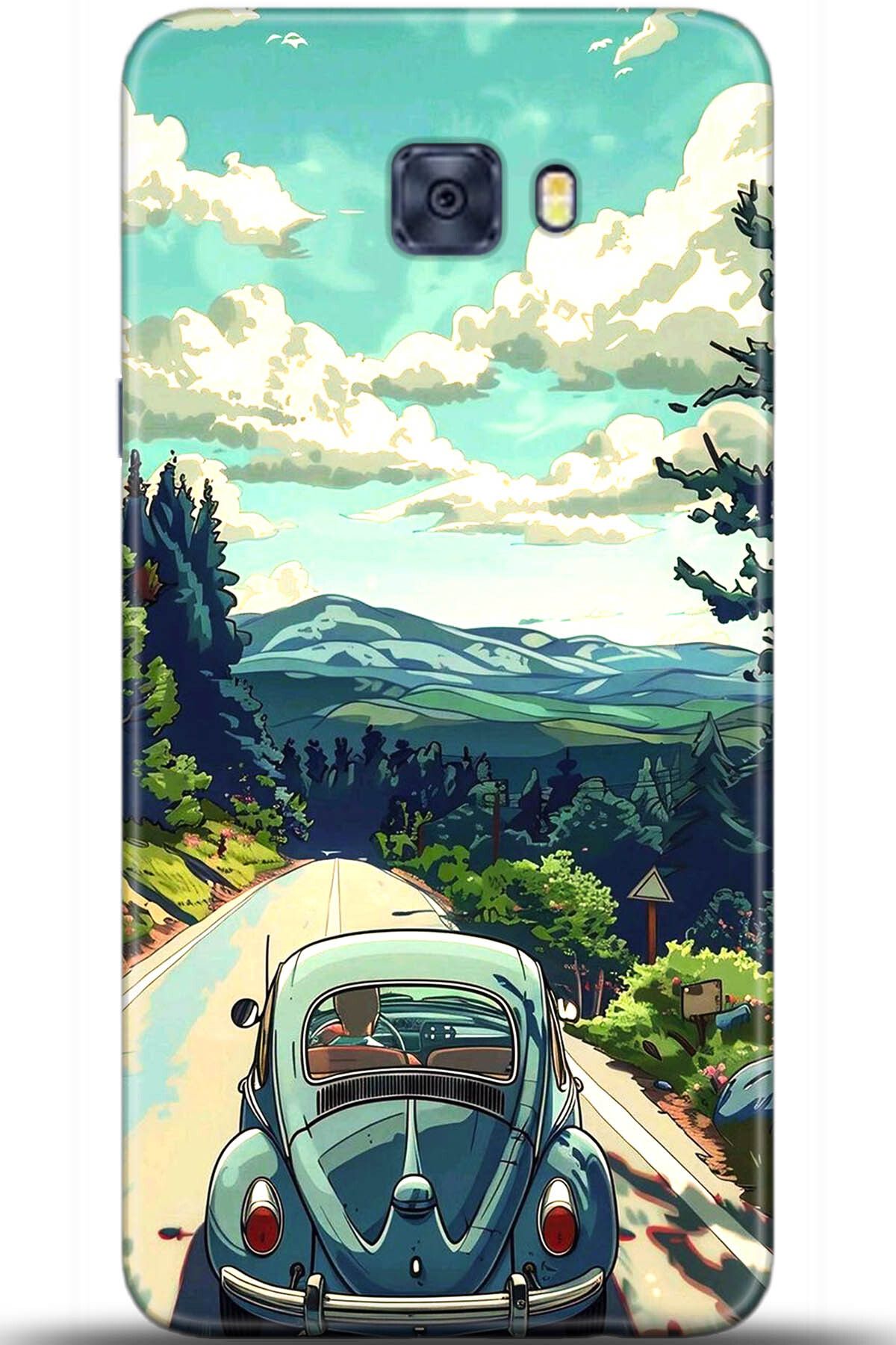 Noprin Samsung Galaxy C5 Pro Kılıf HD Baskılı Kılıf - Happiness Series 5563
