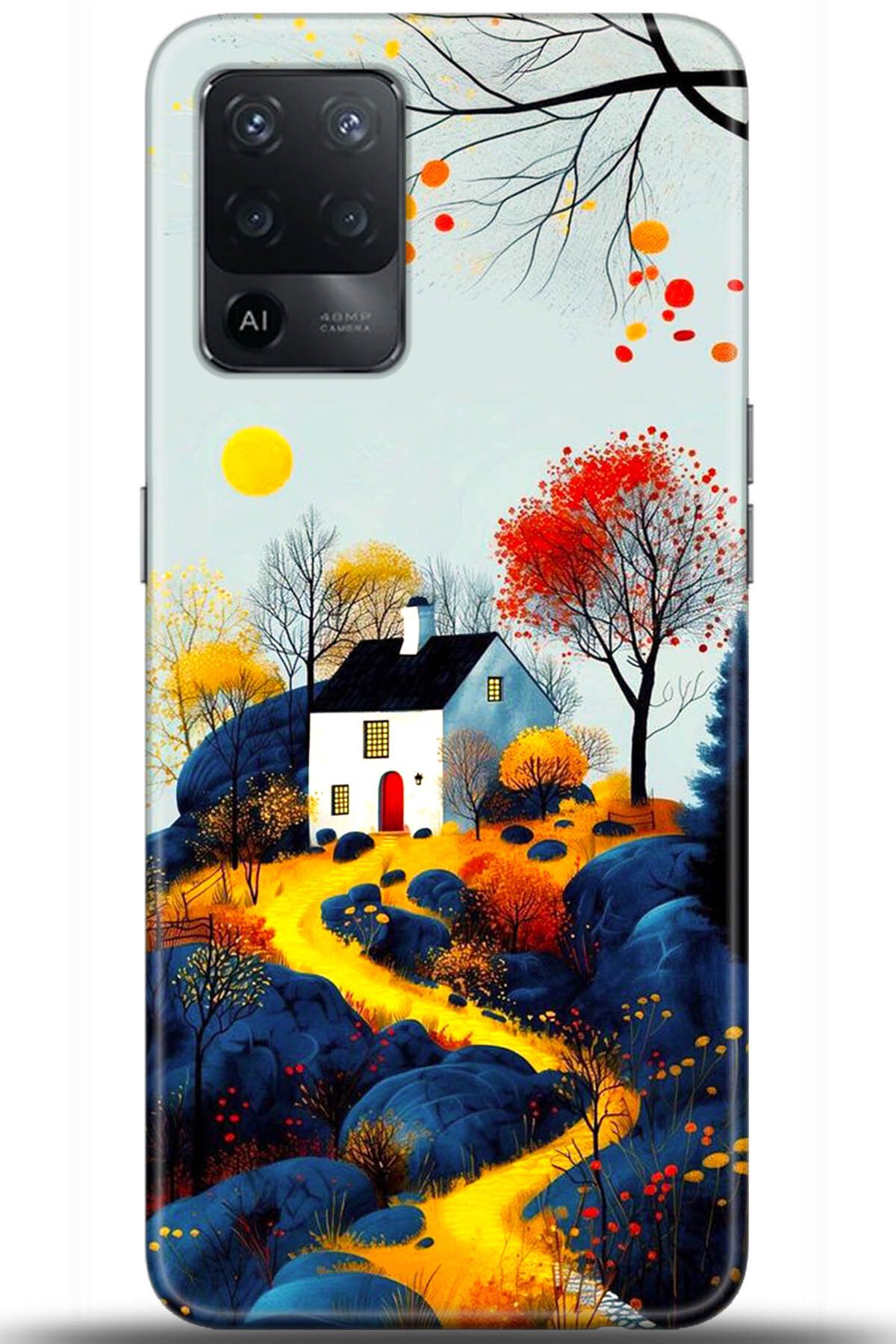 OPPO Reno 5 Lite Kılıf HD Baskılı Kılıf - Happiness Series 5569
