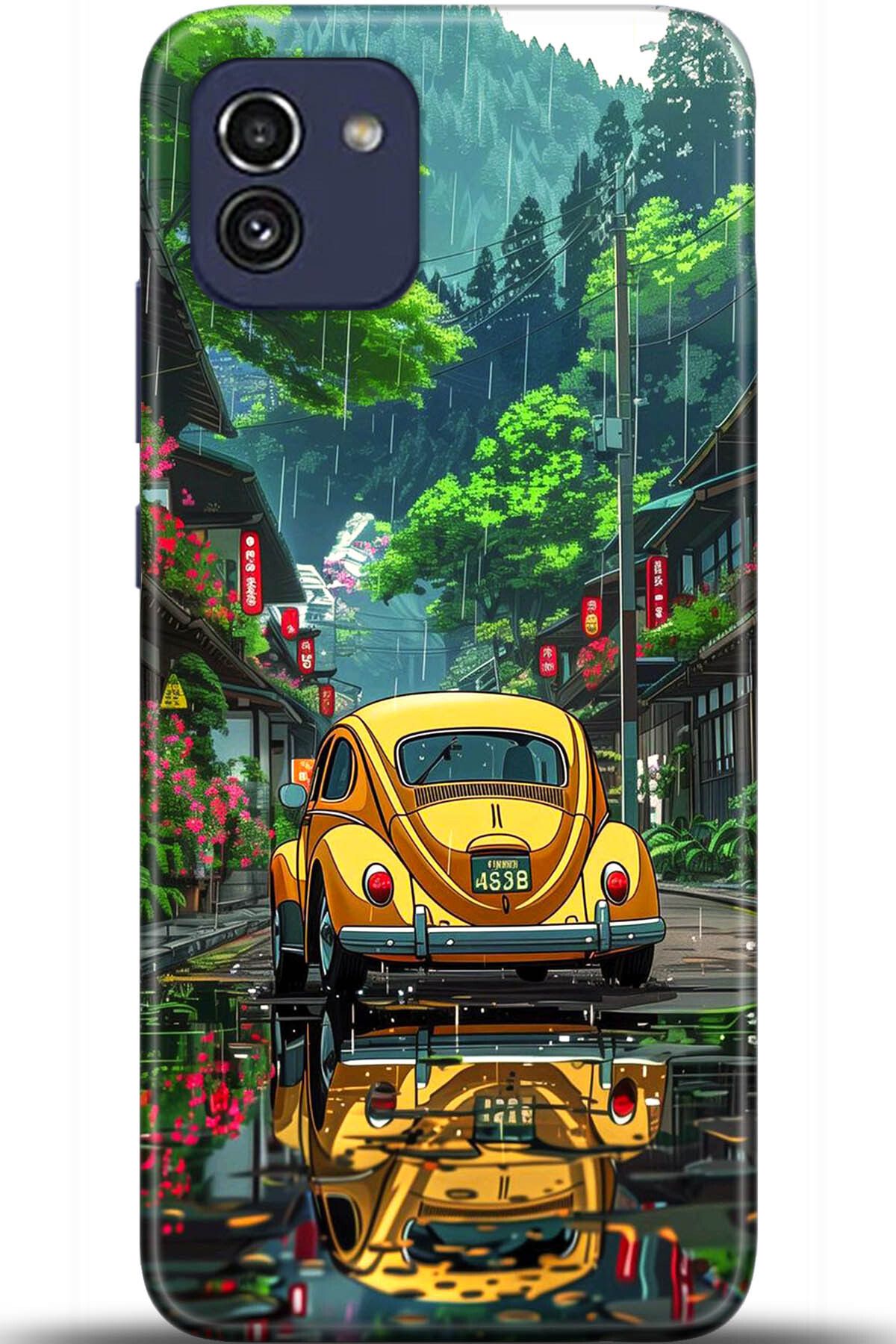 Noprin Samsung Galaxy A03 Kılıf HD Baskılı Kılıf - Happiness Series 5561