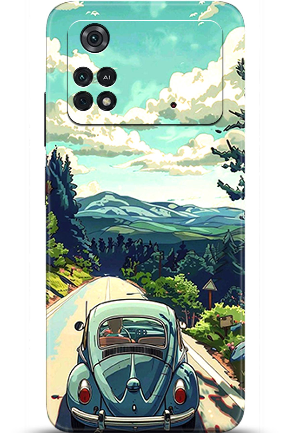 Noprin Xiaomi Poco M4 Pro 4G Kılıf HD Baskılı Kılıf - Happiness Series 5563