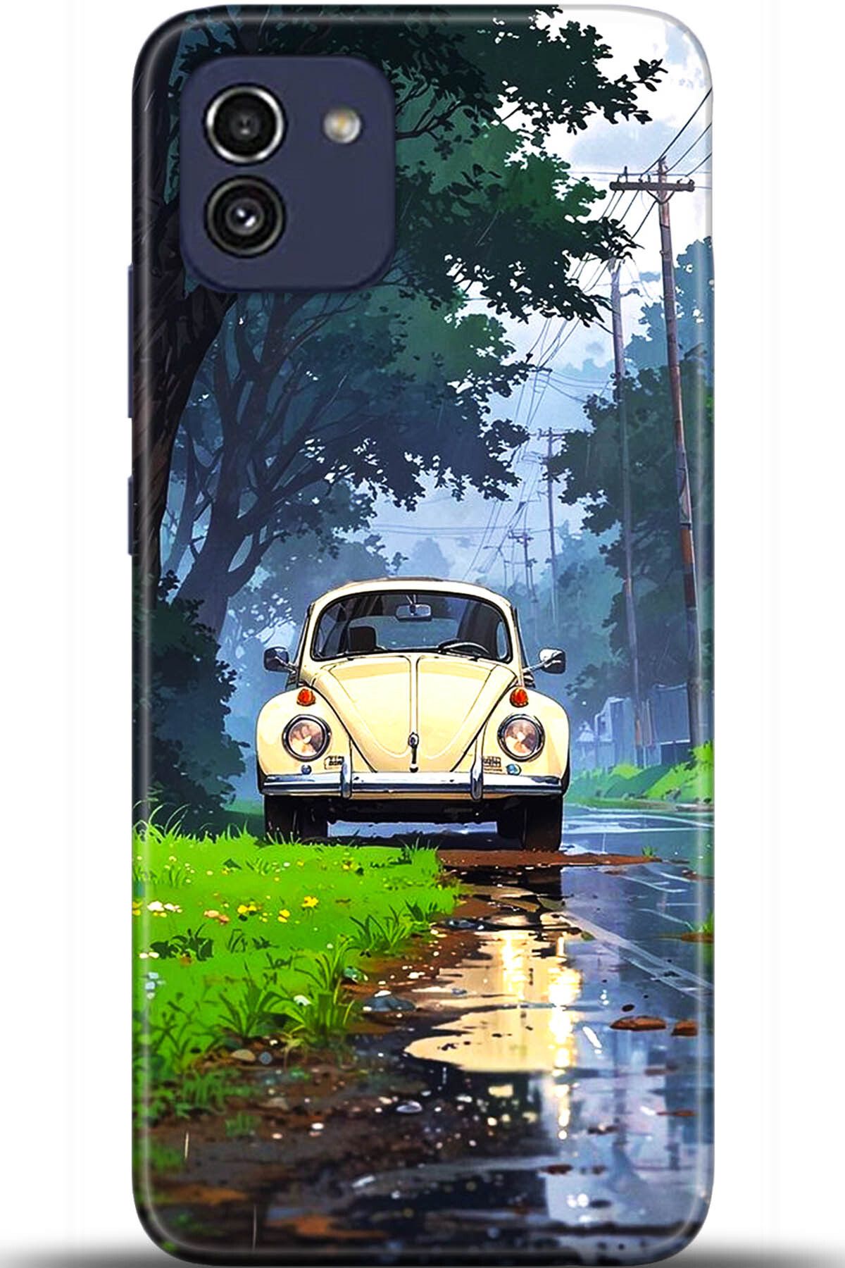 Noprin Samsung Galaxy A03 Kılıf HD Baskılı Kılıf - Happiness Series 5562
