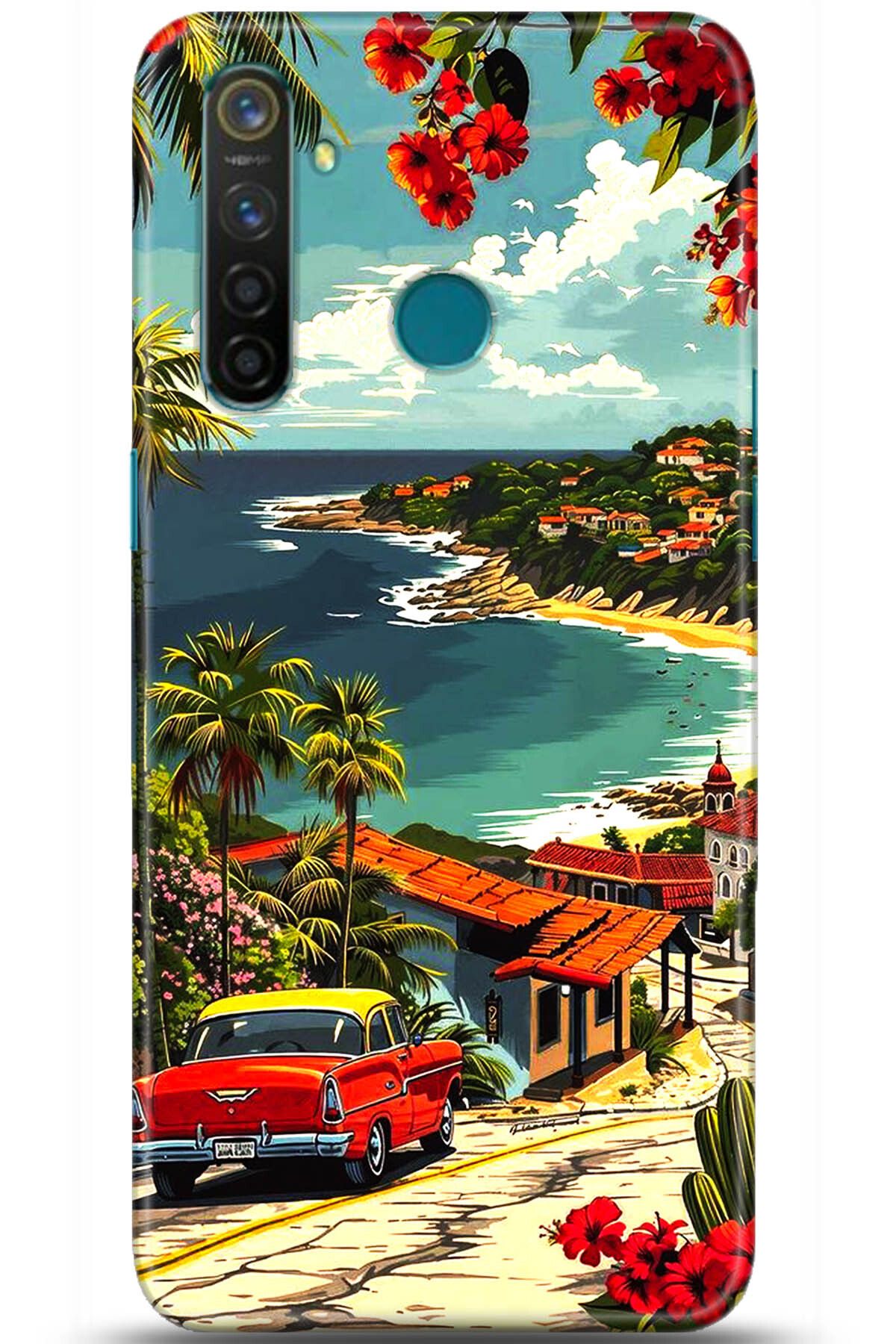 realme 5 Pro Kılıf HD Baskılı Kılıf - Happiness Series 5560