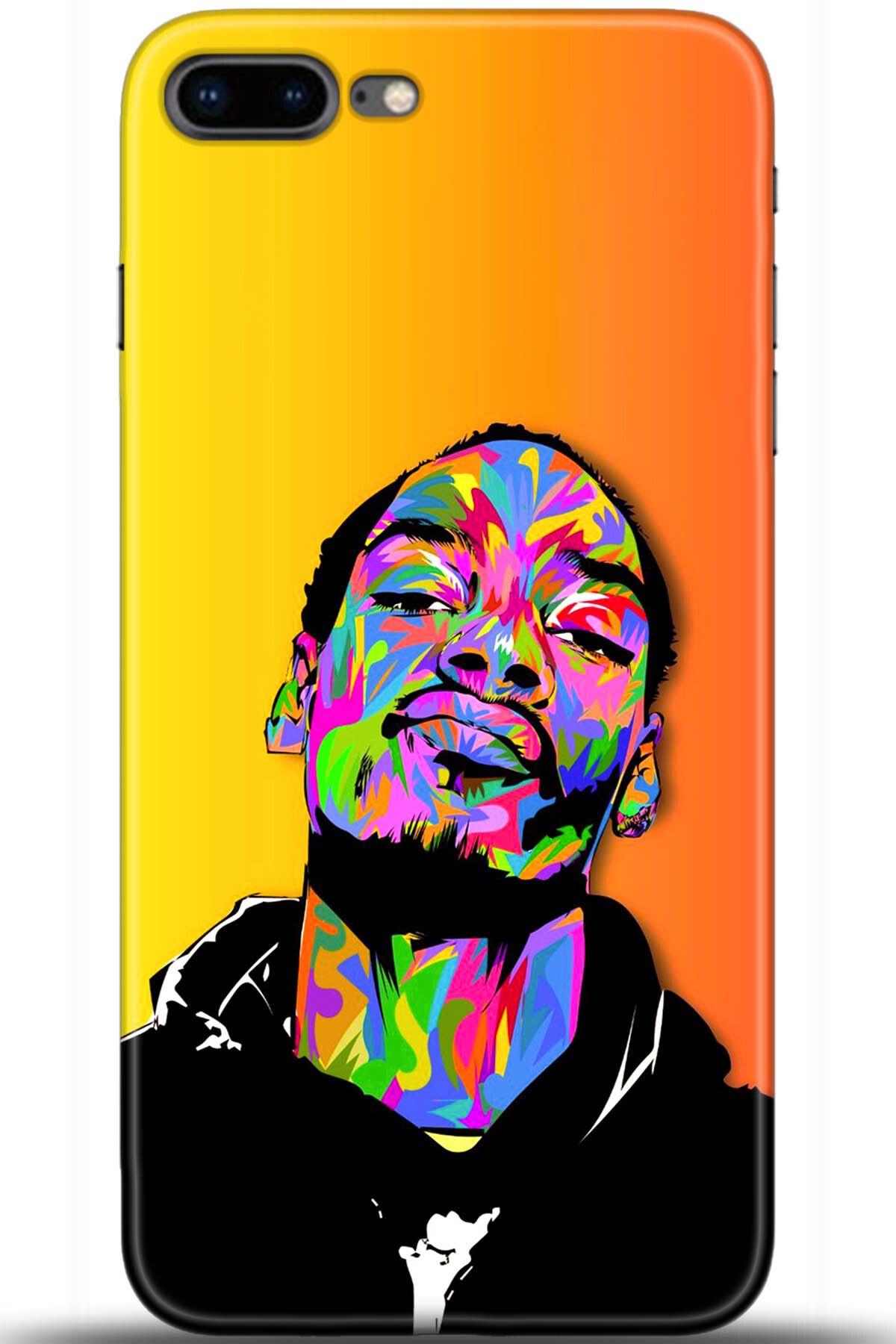 Noprin Apple iPhone 7 Plus Kılıf HD Baskılı Kılıf - Happiness Series 5573