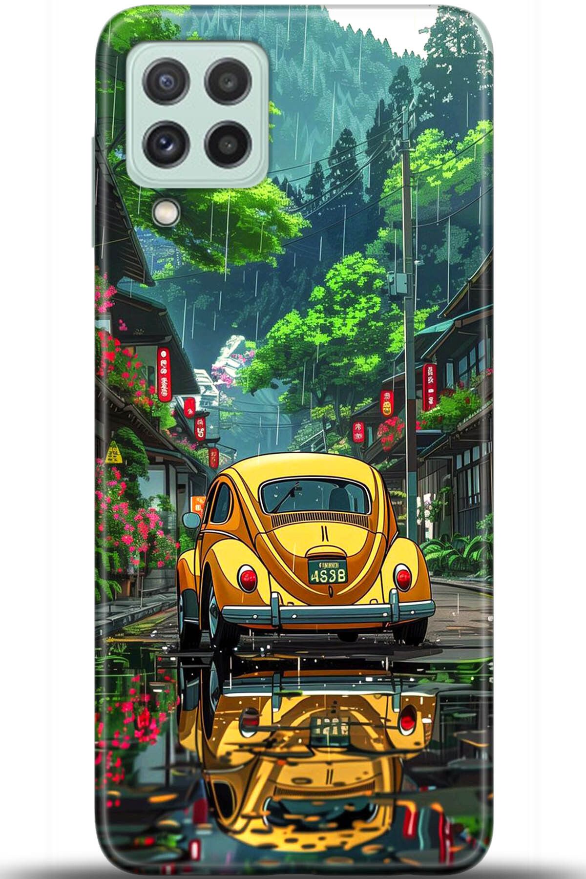 Noprin Samsung Galaxy M22 Kılıf HD Baskılı Kılıf - Happiness Series 5561