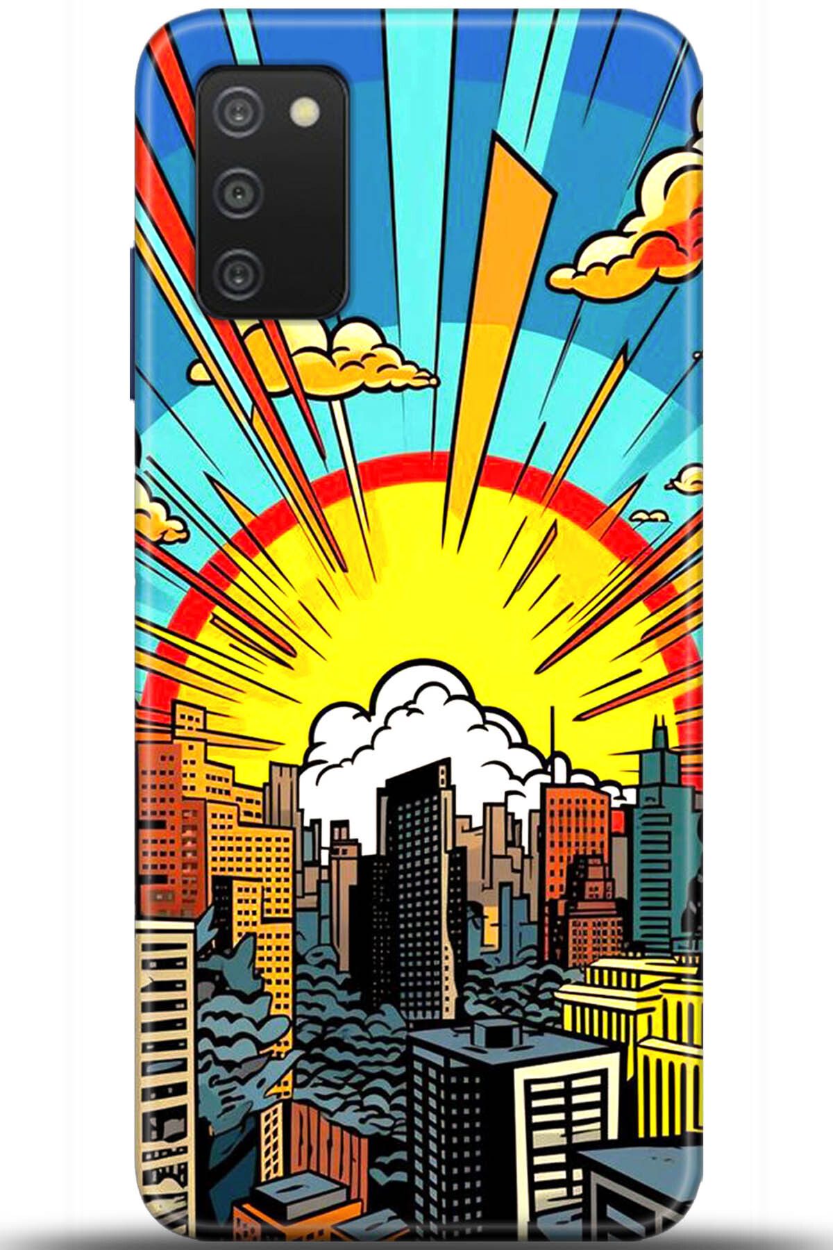 Noprin Samsung Galaxy A03s Kılıf HD Baskılı Kılıf - Happiness Series 5571