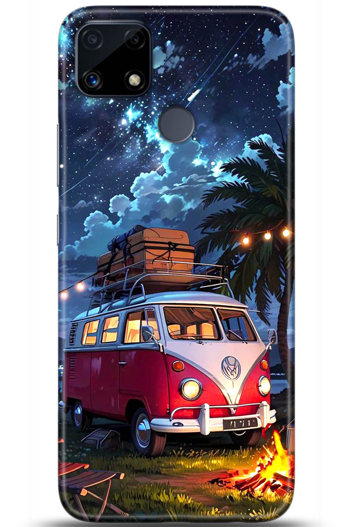 realme C25 Kılıf HD Baskılı Kılıf - Happiness Series 5564