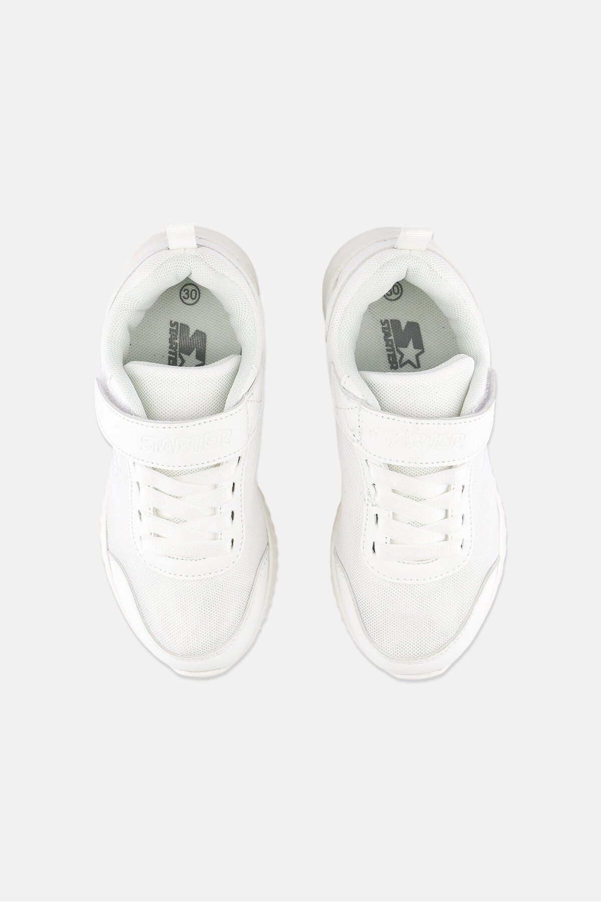 Starter-Kids Boy Velcro Closure Outdoor Shoes, White 2