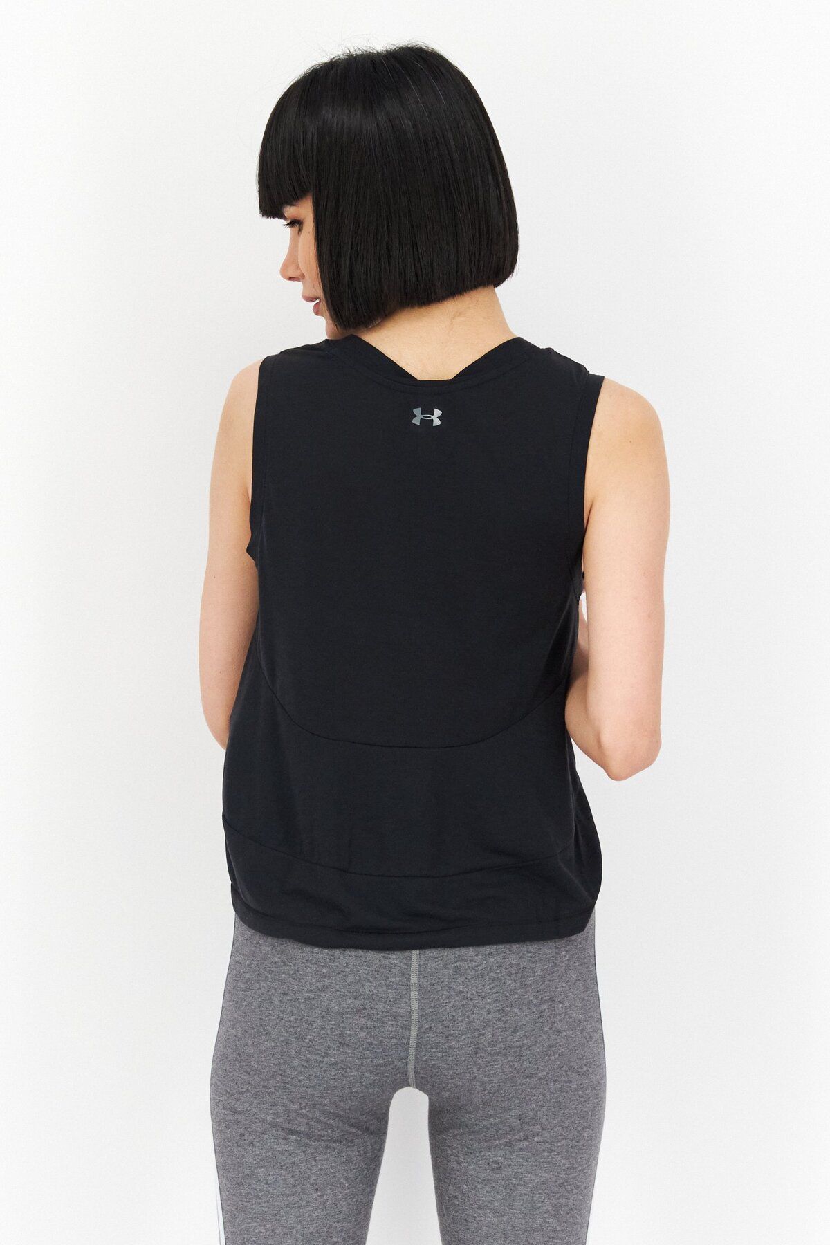 Under Armour-Women Sportswear Fit Training Tank Top, Black 4