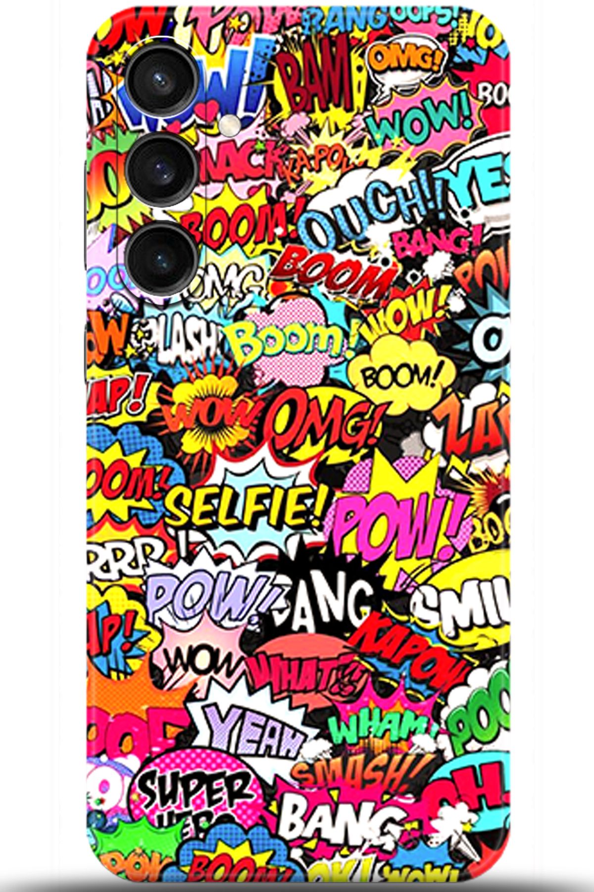 Noprin Samsung Galaxy S23 FE Kılıf HD Baskılı Kılıf - Happiness Series 5552