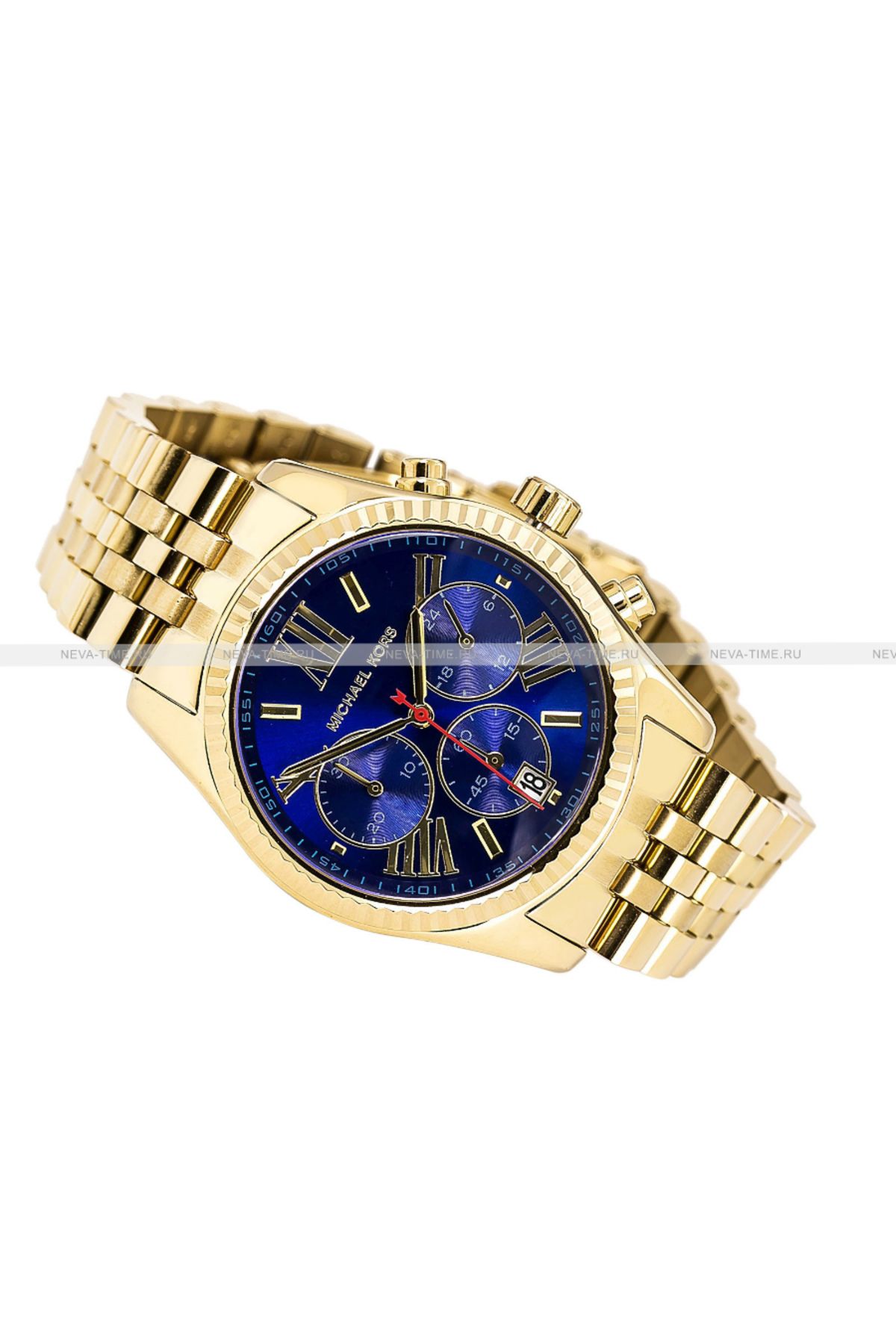 Michael Kors-ساعة مايكل كورس ليكسينغتون للنساء - سوار من الفولاذ المقاوم للصدأ - MK6206 3