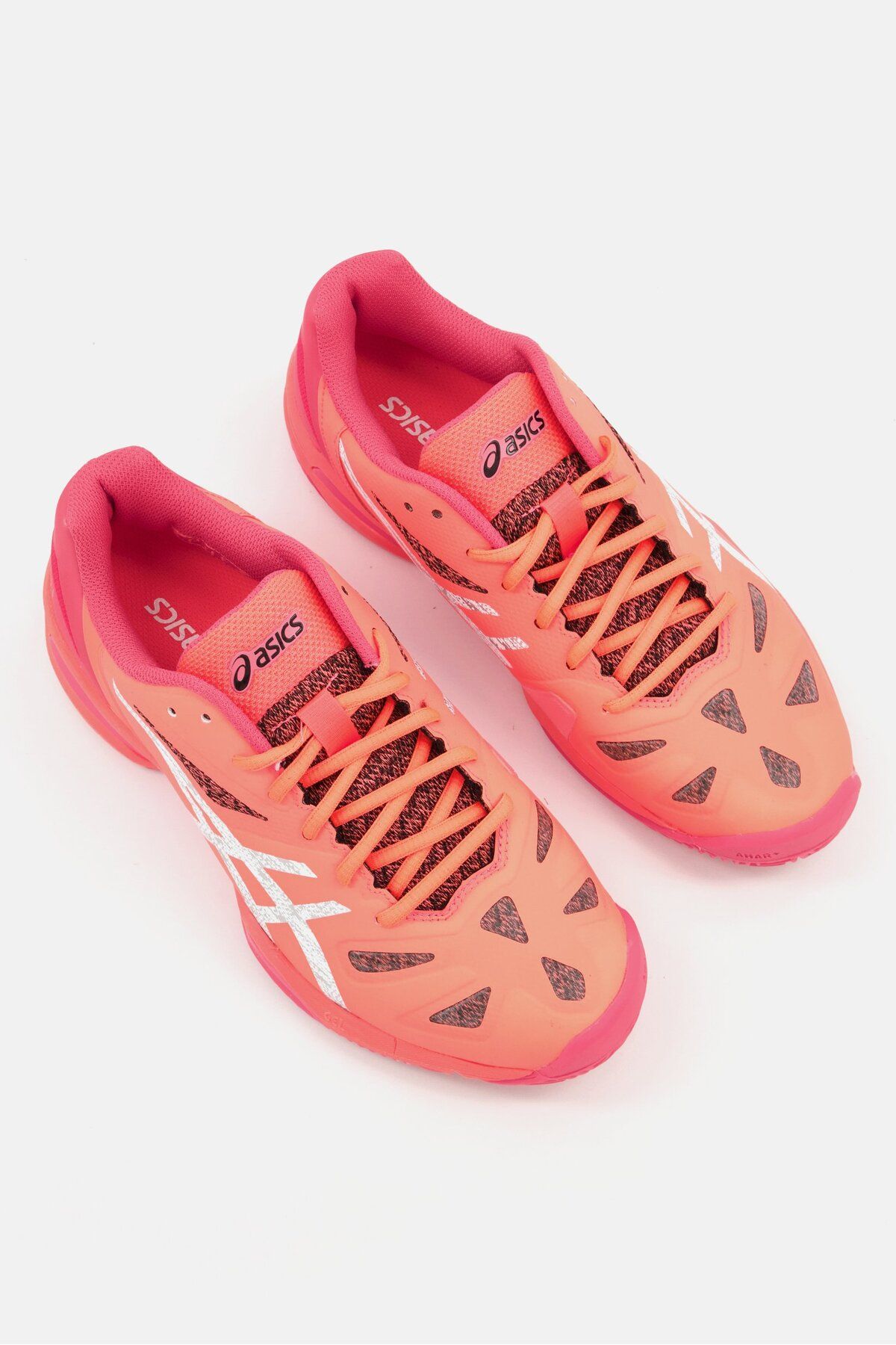 Asics-Women Gel-lima Padel Lace Up Training Sports Shoes, Coral Combo 4