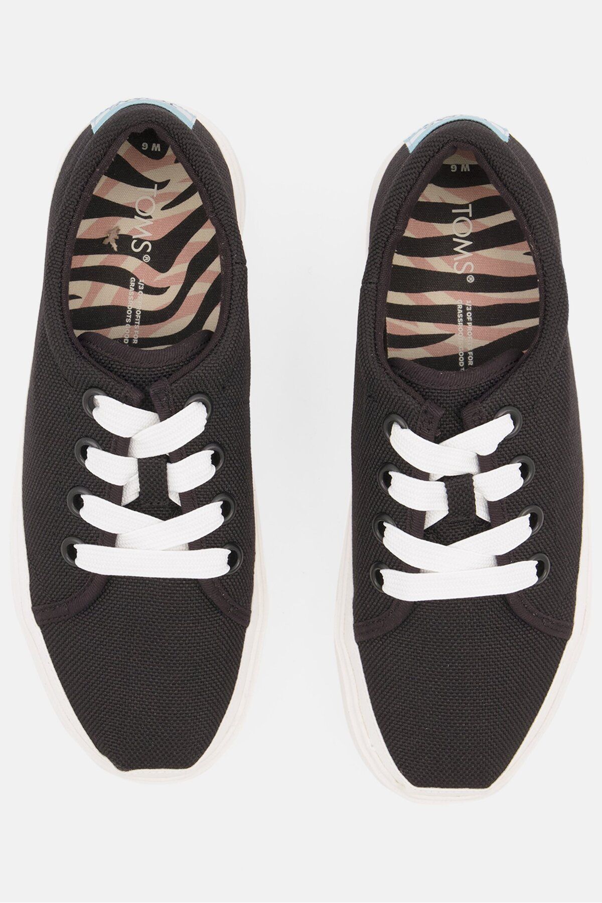 Toms-Women Lace Up Casual Shoes, Black 2