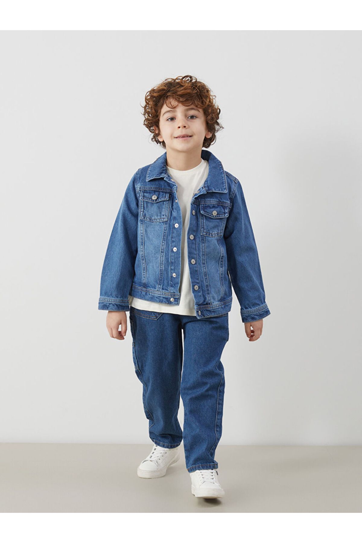 LC Waikiki ERKEK BEBEK %100 PAMUKLU JEAN CEKET