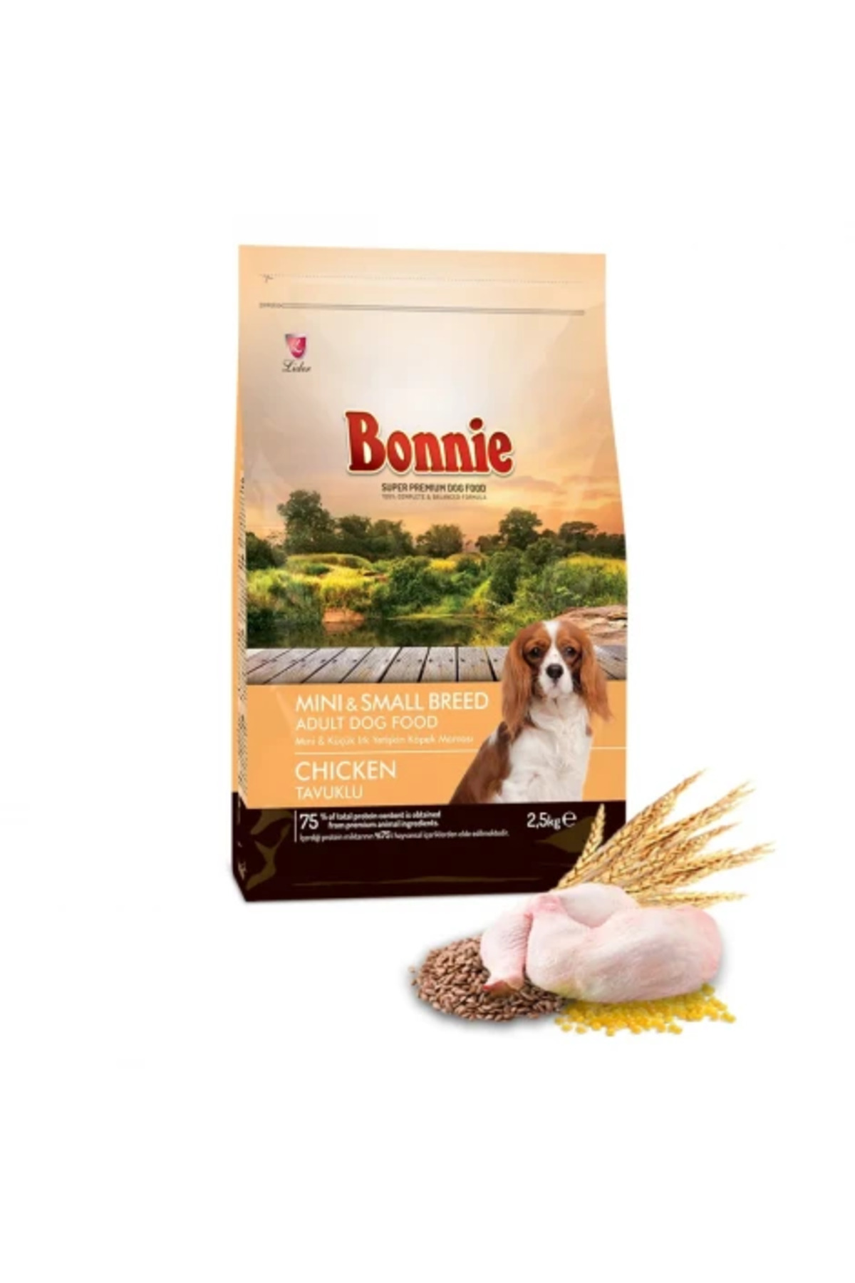 Bonnie Mini Ve Küçük Irk Tavuklu Yetişkin Köpek Maması 2,5 Kg