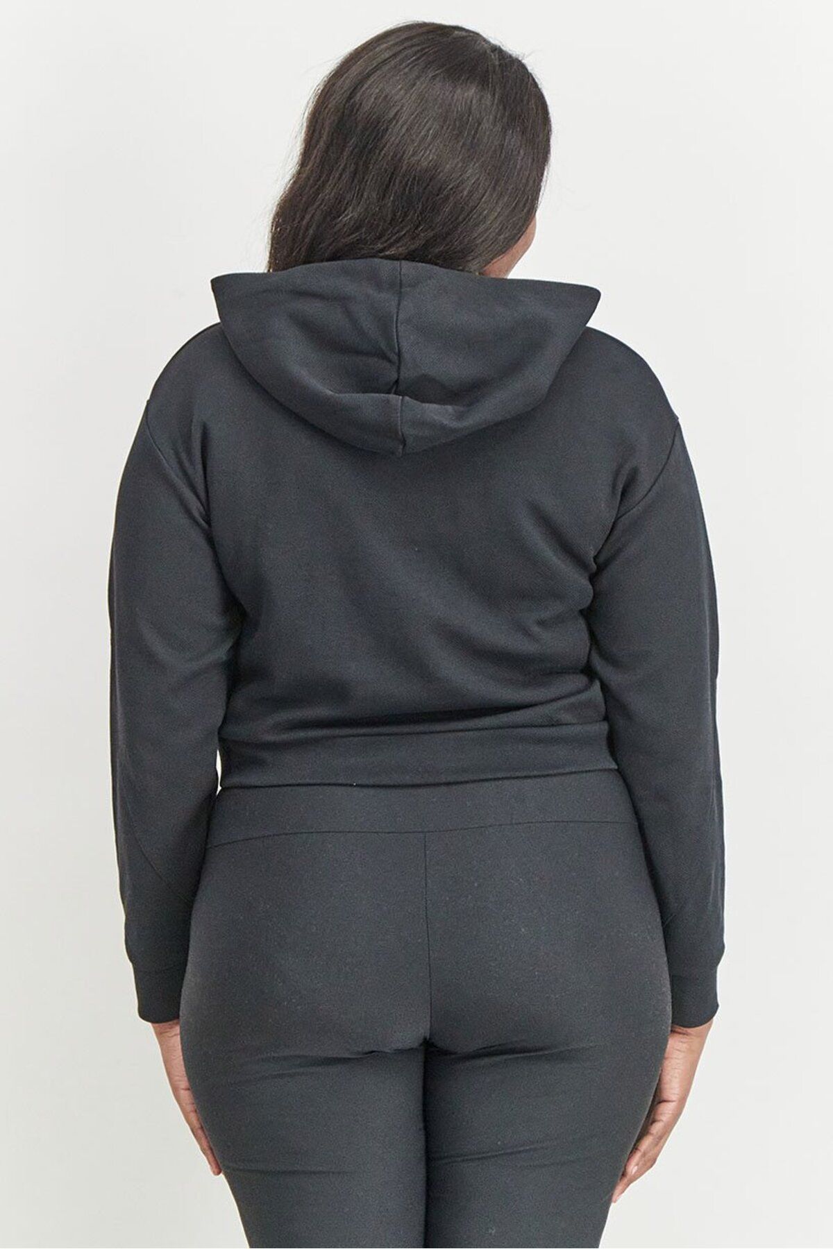 Puma-Women Regular Fit Hooded Long Sleeve Sweatshirt, Black 4