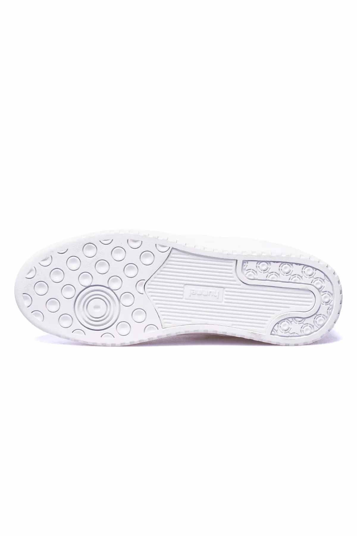 hummel-Unisex White Casual Sports Shoes Ply V-9 3