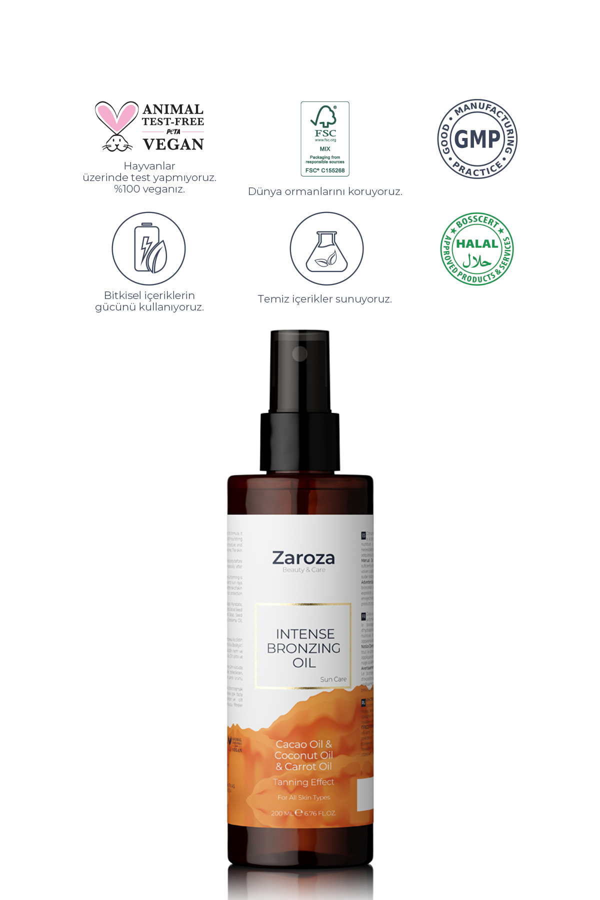 Bronzlaştırıcı Yağ - Intense Bronzing Oil - 200 ml — ZRZ033 — تصویر 3 از 7