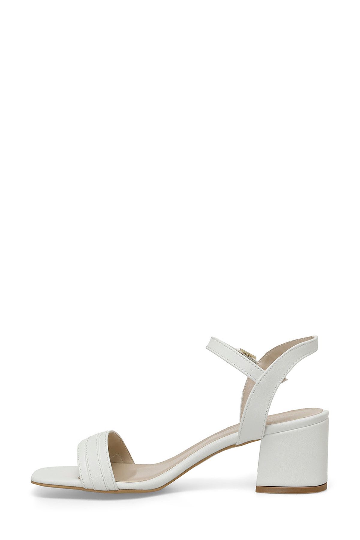 Butigo-CHERRY 4FX Weiße Damen-Sandalen mit Absatz 3