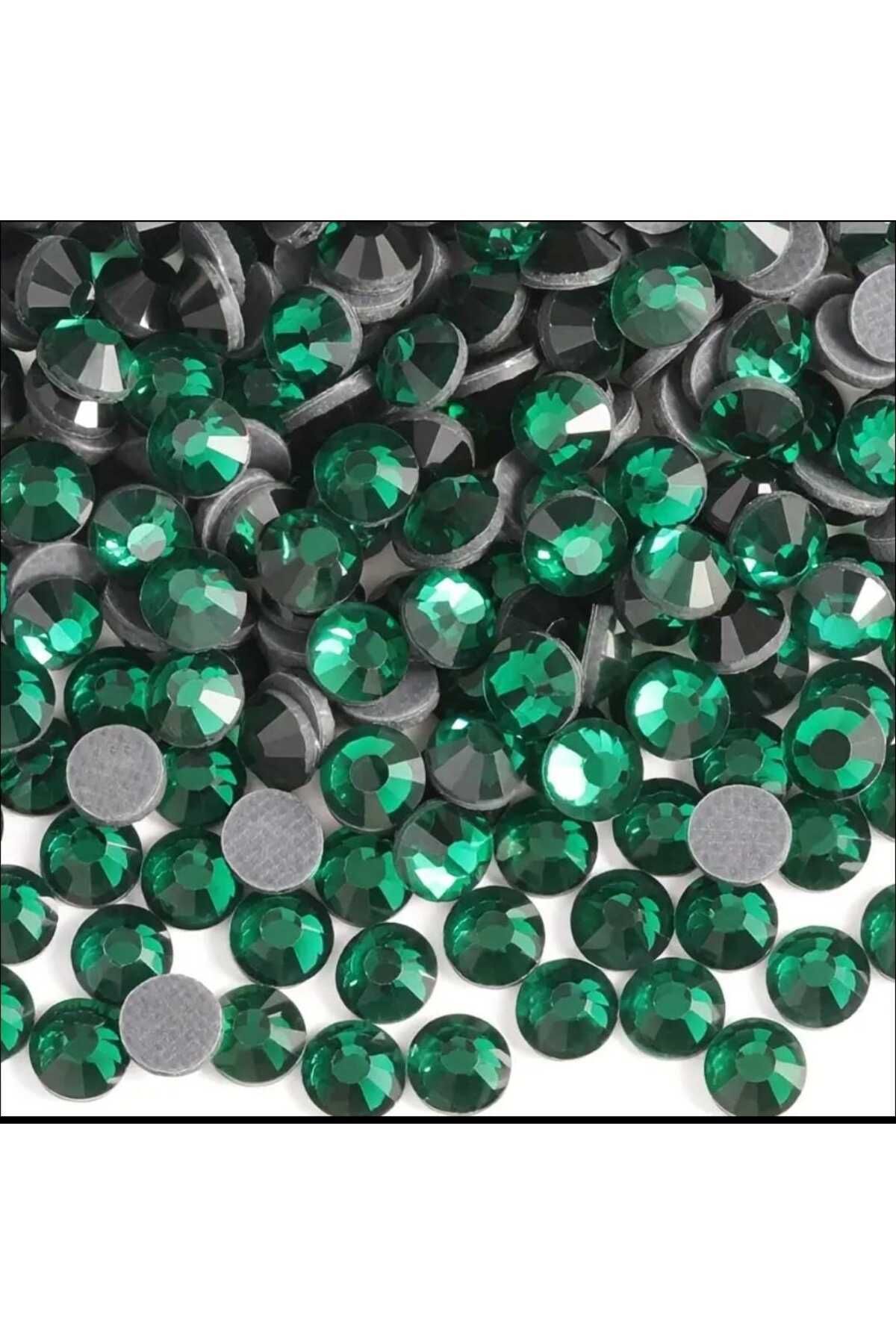 yiğit aksesuar Dmc Hotfix Ütü Ile Yapışan Taş Ss20(5MM) Yeşil - 50gr (800ad)