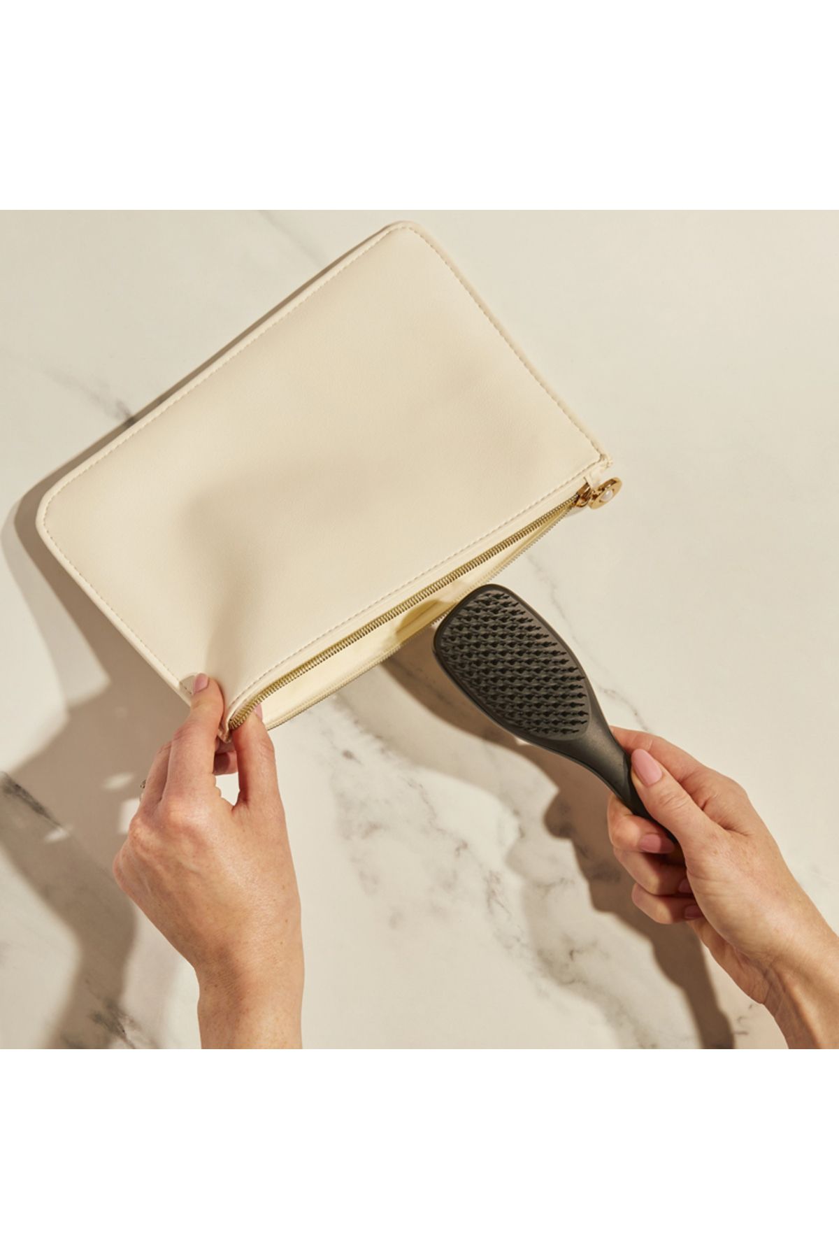 برس و شانه مو قهوهای اسکن آسان مینی مشروبات الکلی Tangle Teezer