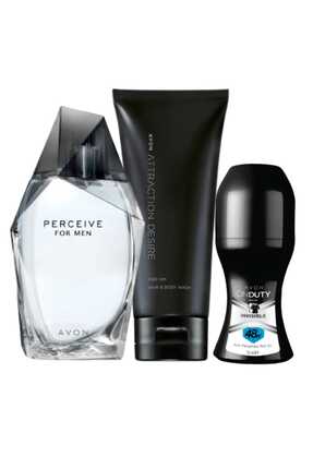 Avon Perceive Parfüm, Attraction Desire Saç Vücut Şampuanı ve Onduty Invisibl...