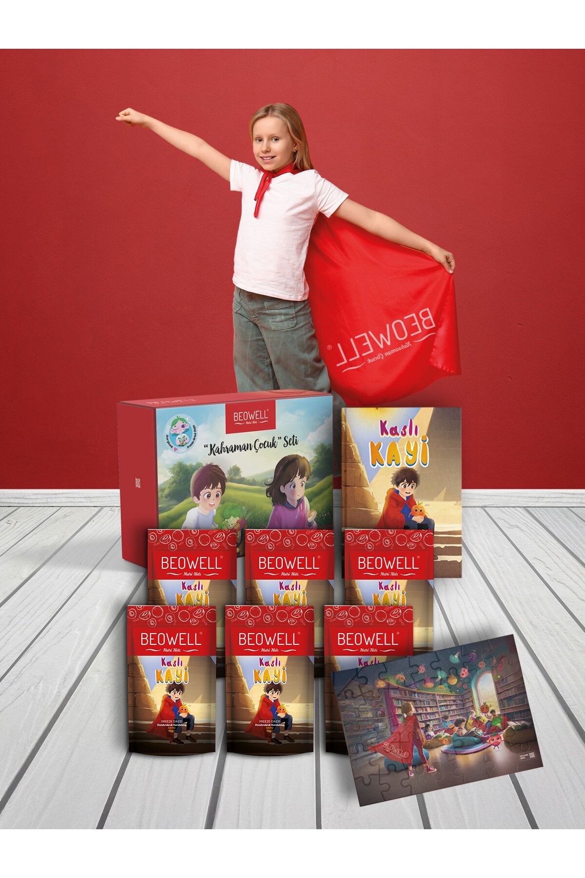 BEOWELL NUTRI KIDS - KAHRAMAN ÇOCUK KAYİ SET