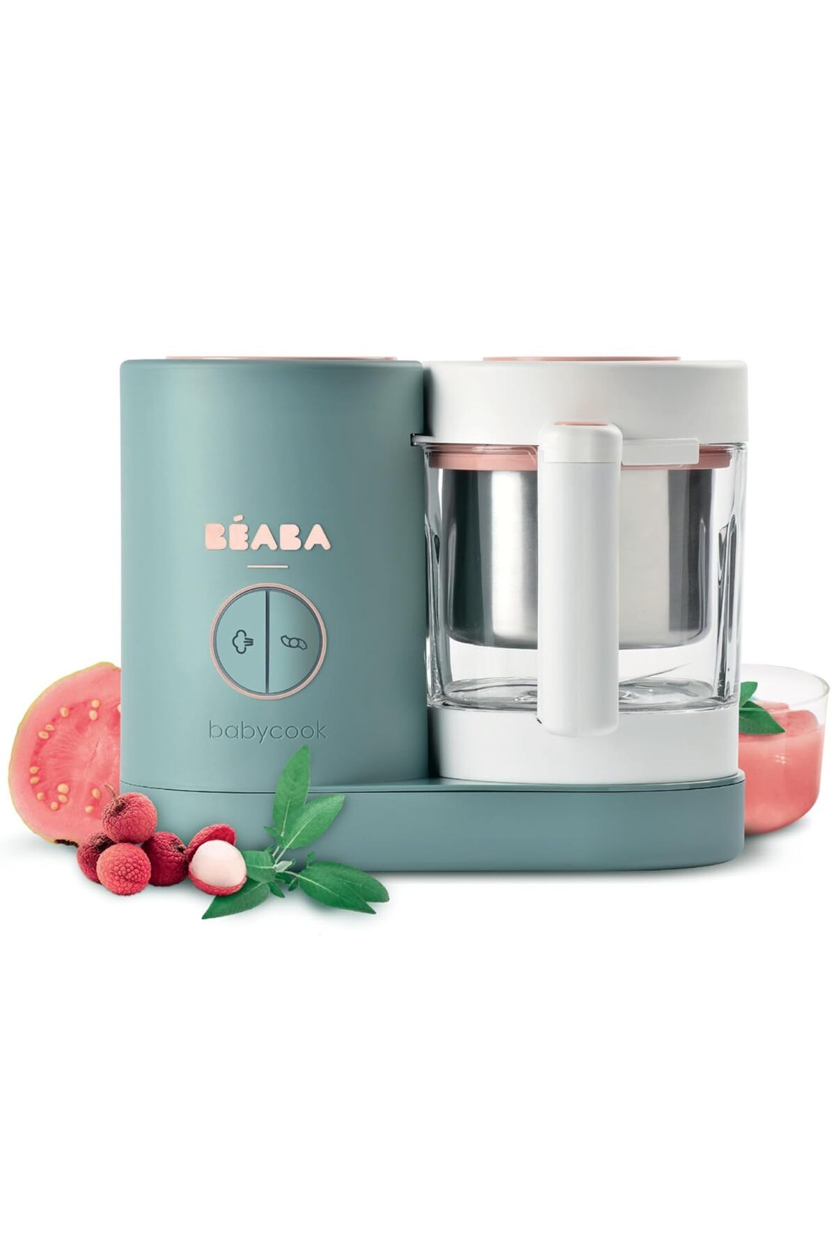 Beaba Babycook Neo 6 sı 1 Arada Bebek Maması Hazırlayıcı, Cam Sürahi ve Çelik Sepet