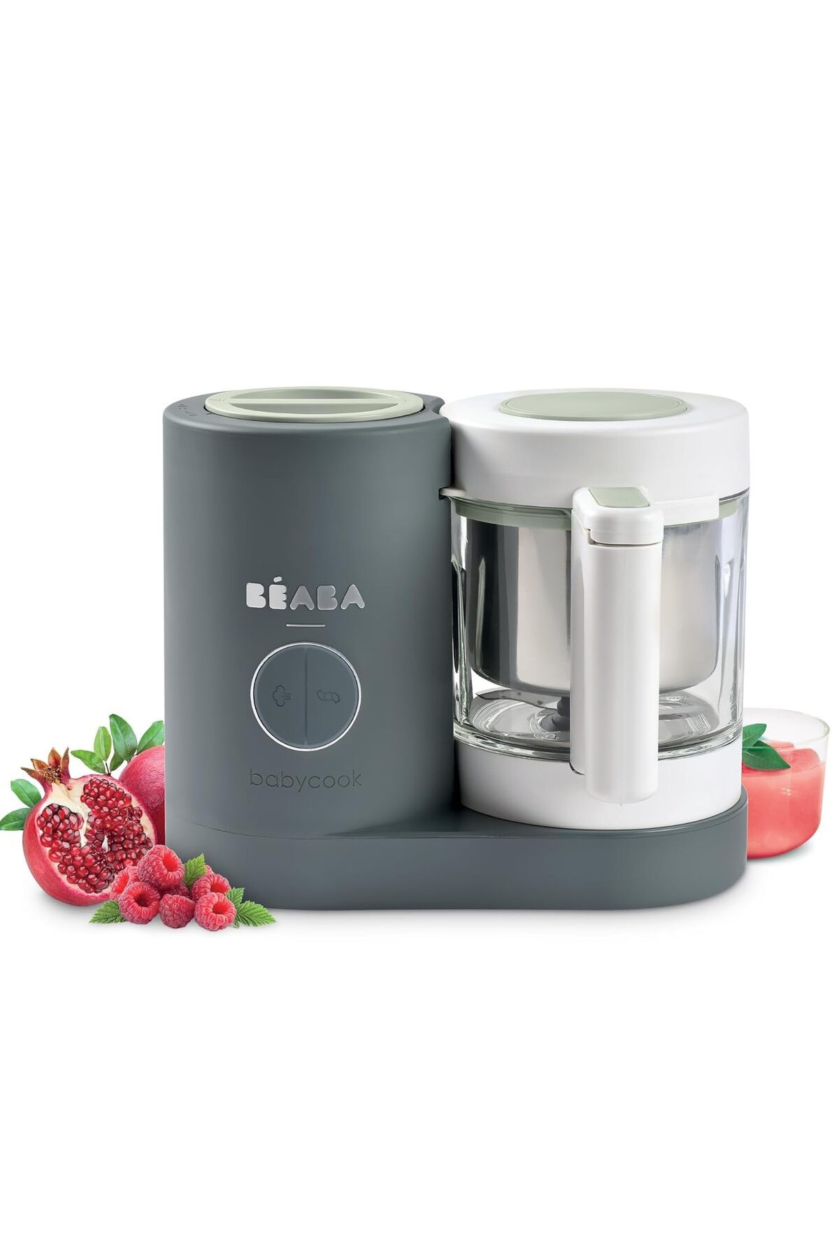 Beaba Babycook Neo 6 sı 1 Arada Bebek Maması Hazırlayıcı, Cam Sürahi ve Çelik Sepet