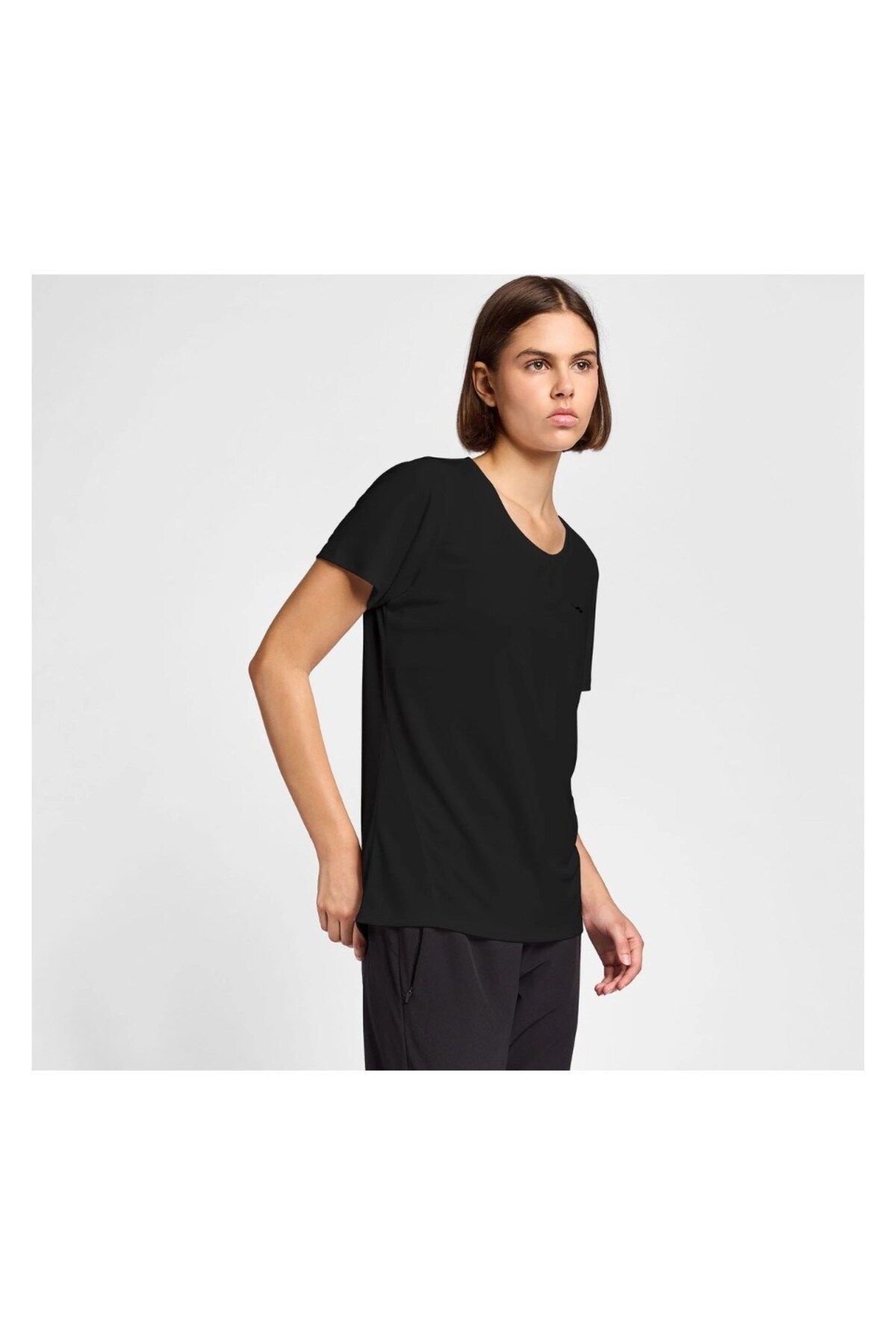 Lescon-25B-2015 Running Short Sleeve T-Shirt Women Black 25Btbk 002015 -633 2