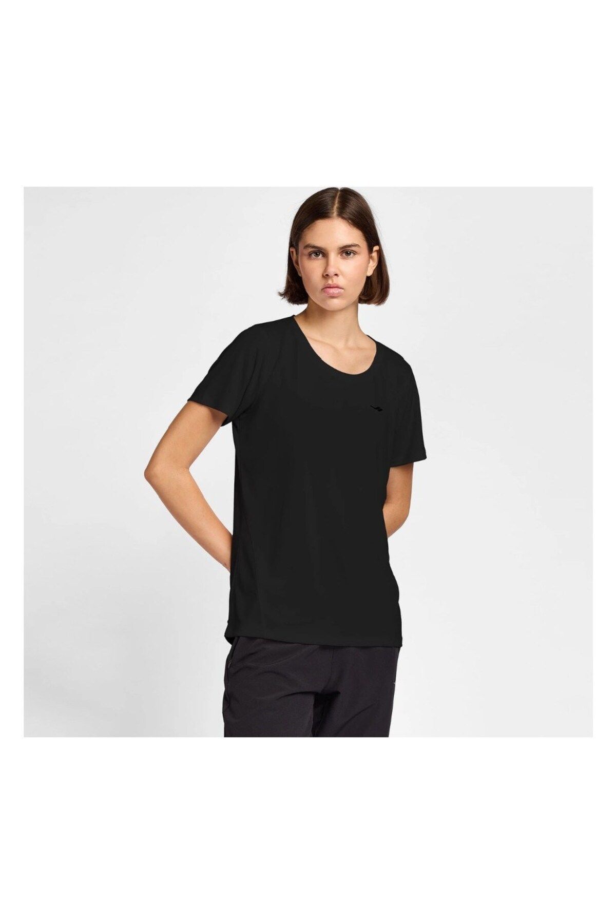 Lescon-25B-2015 Running Short Sleeve T-Shirt Women Black 25Btbk 002015 -633 3