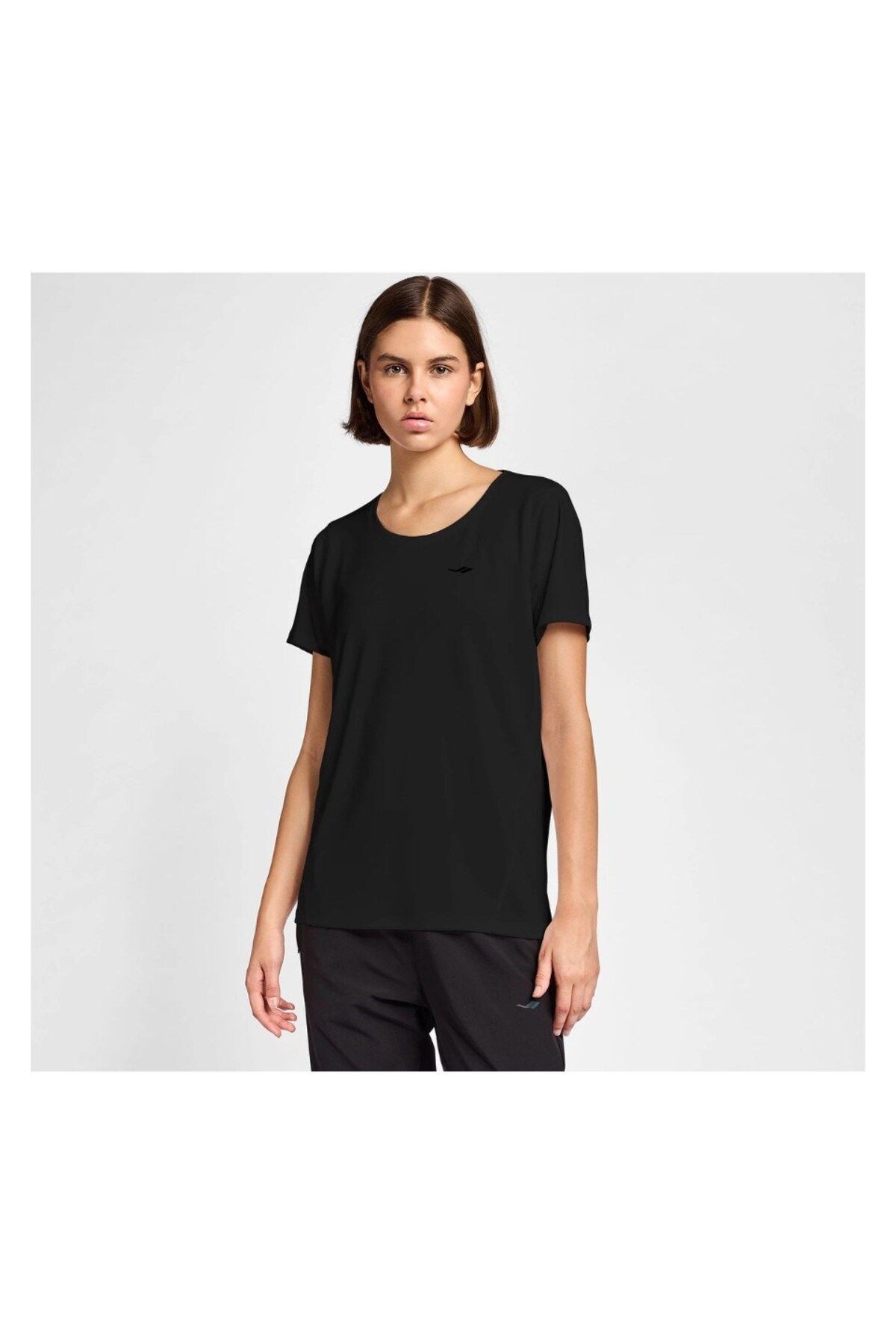 Lescon-25B-2015 Running Short Sleeve T-Shirt Women Black 25Btbk 002015 -633 1