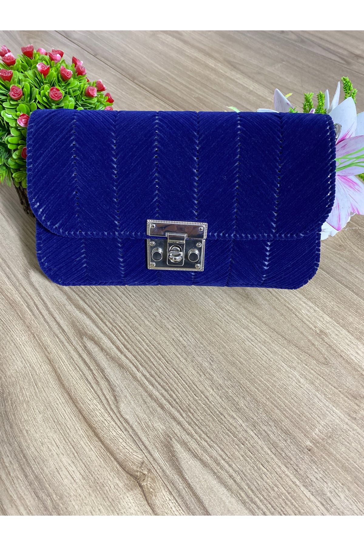 shop El yapımı mavi kanvas El yapımı çanta