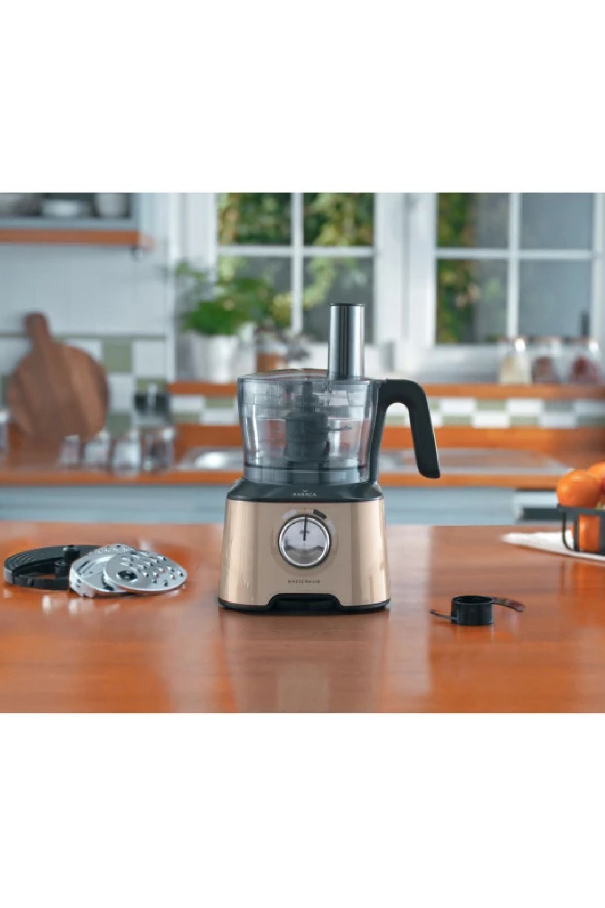 Karaca Mastermaid Power Essential Iconic Beige Mutfak Robotu, Blender Seti 2000 W