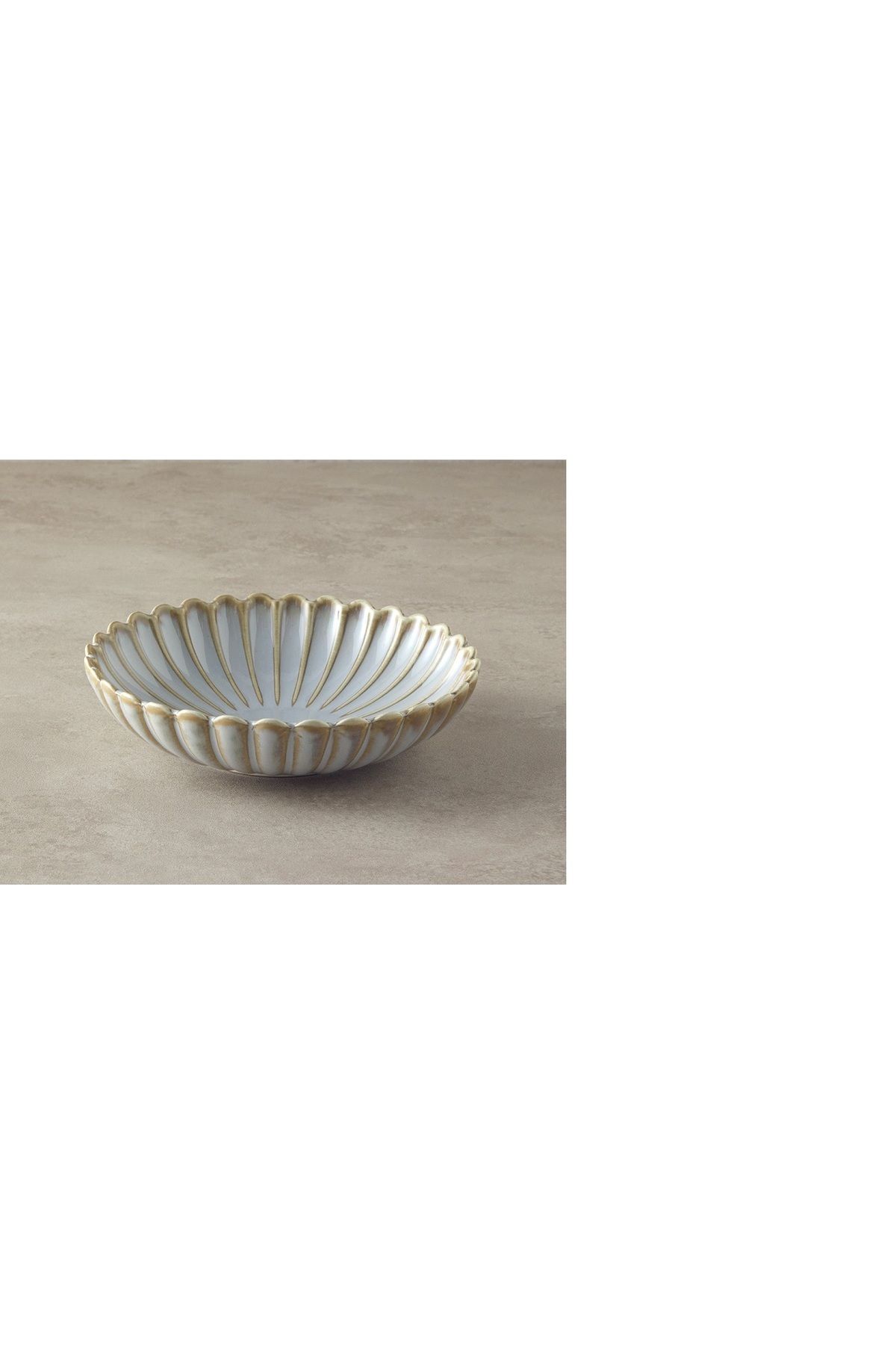 English Home Fiore New Bone China Salata Kase Gri