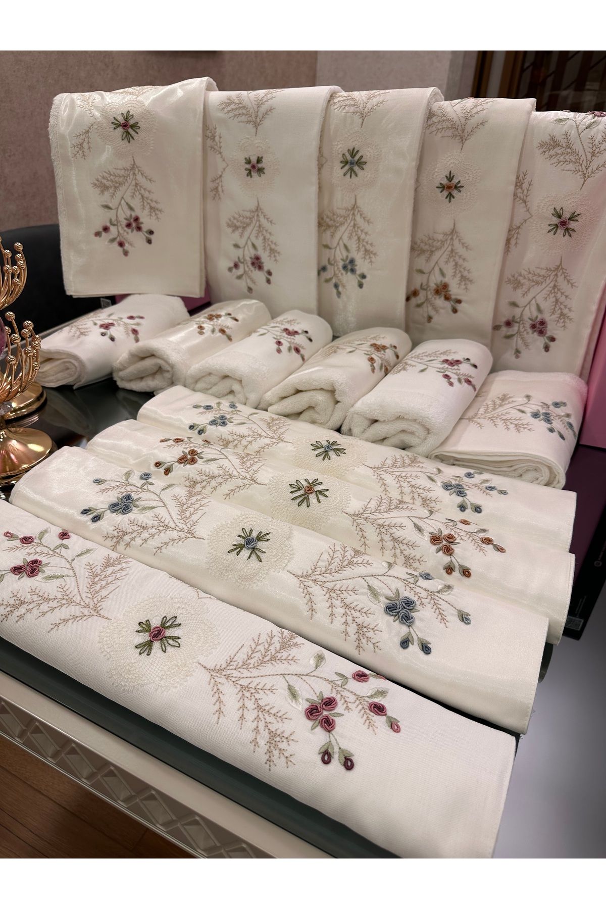 incisecrethome El Işi % 100 Bambu 1 Adet Yüz Havlusu