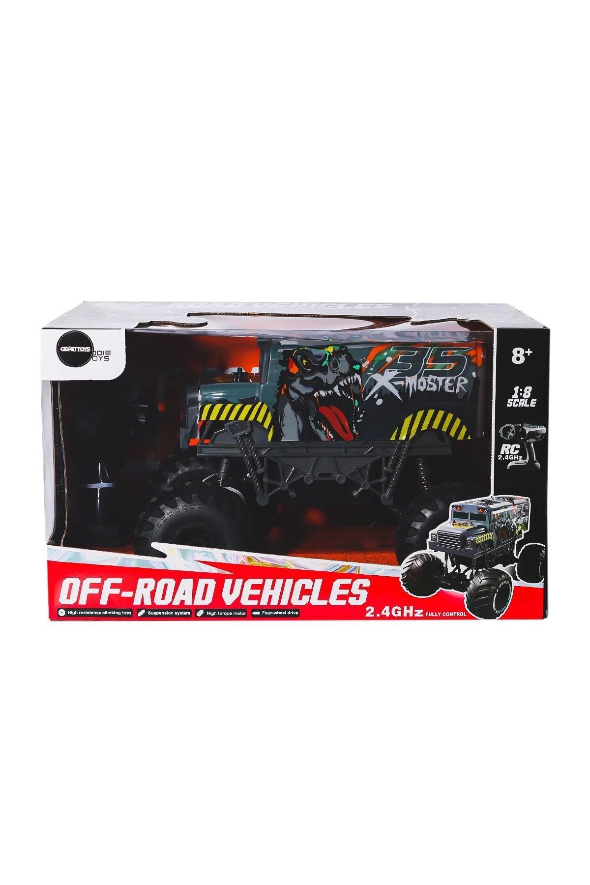 Hepta Collection Uj99-T203 Kumandalı Off-Road 1:8 Araba -Gepettoys