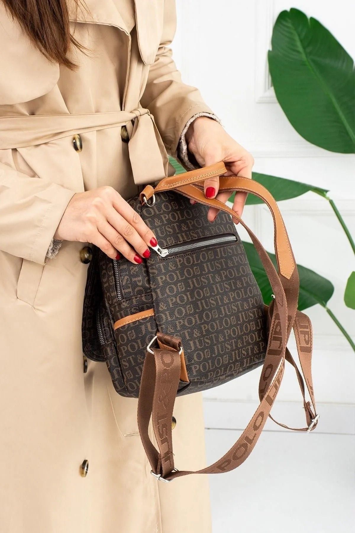 Just Polo-Women's Printed Hand and Shoulder Bag 342177 Pc 3