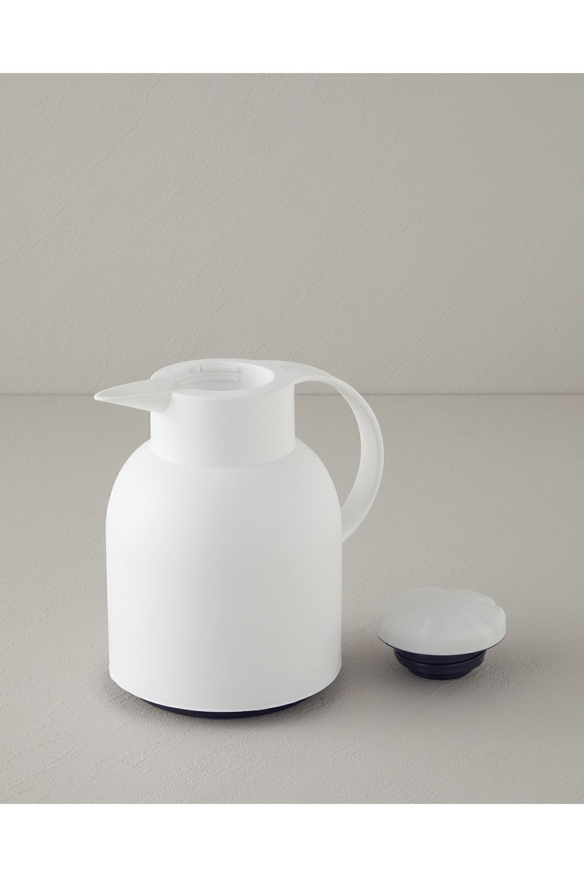 فلاسک سفید Tiya Polypropylene Glass Thermos 1000 میل English Home