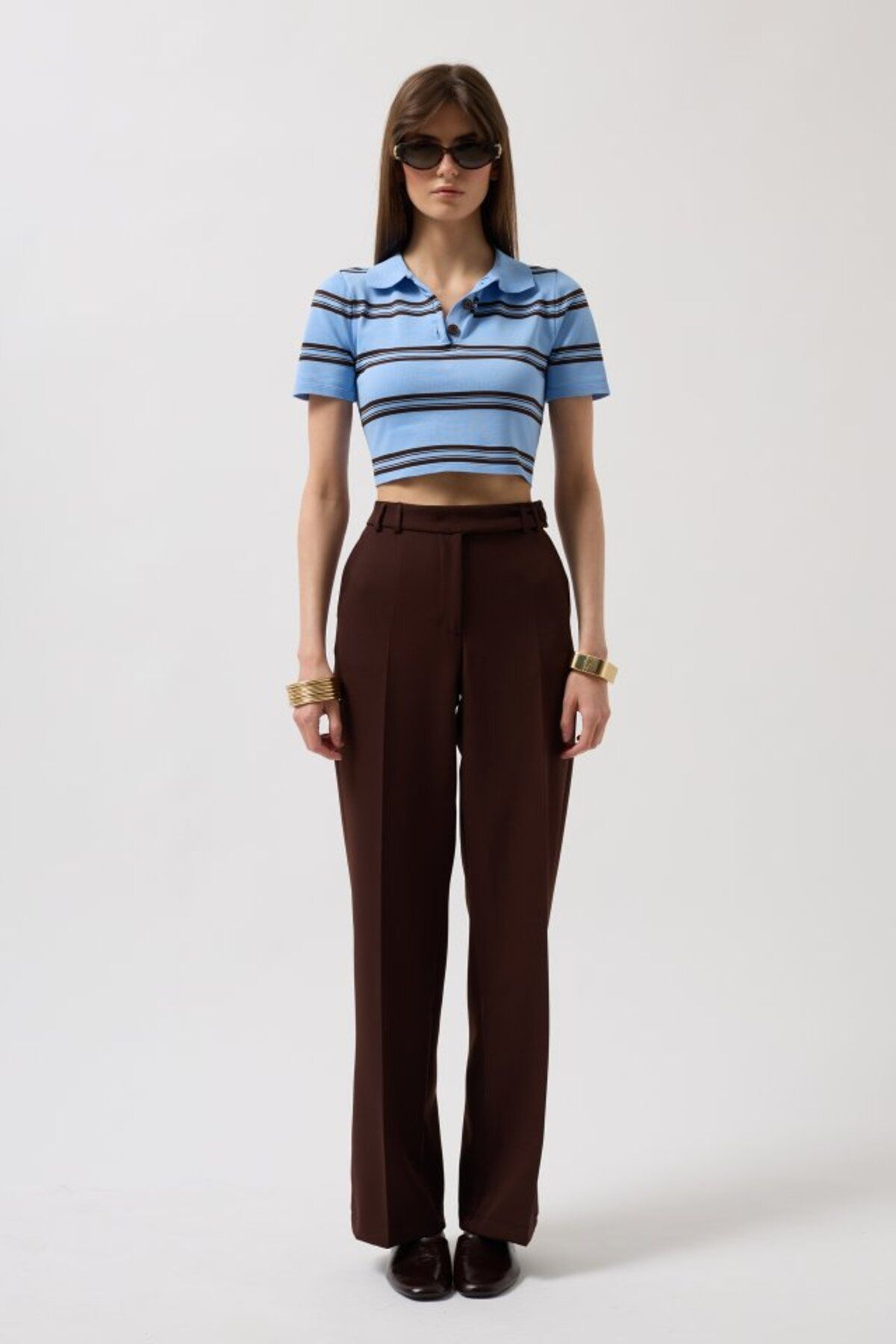 KAZAK-Waist Belted Pants 2
