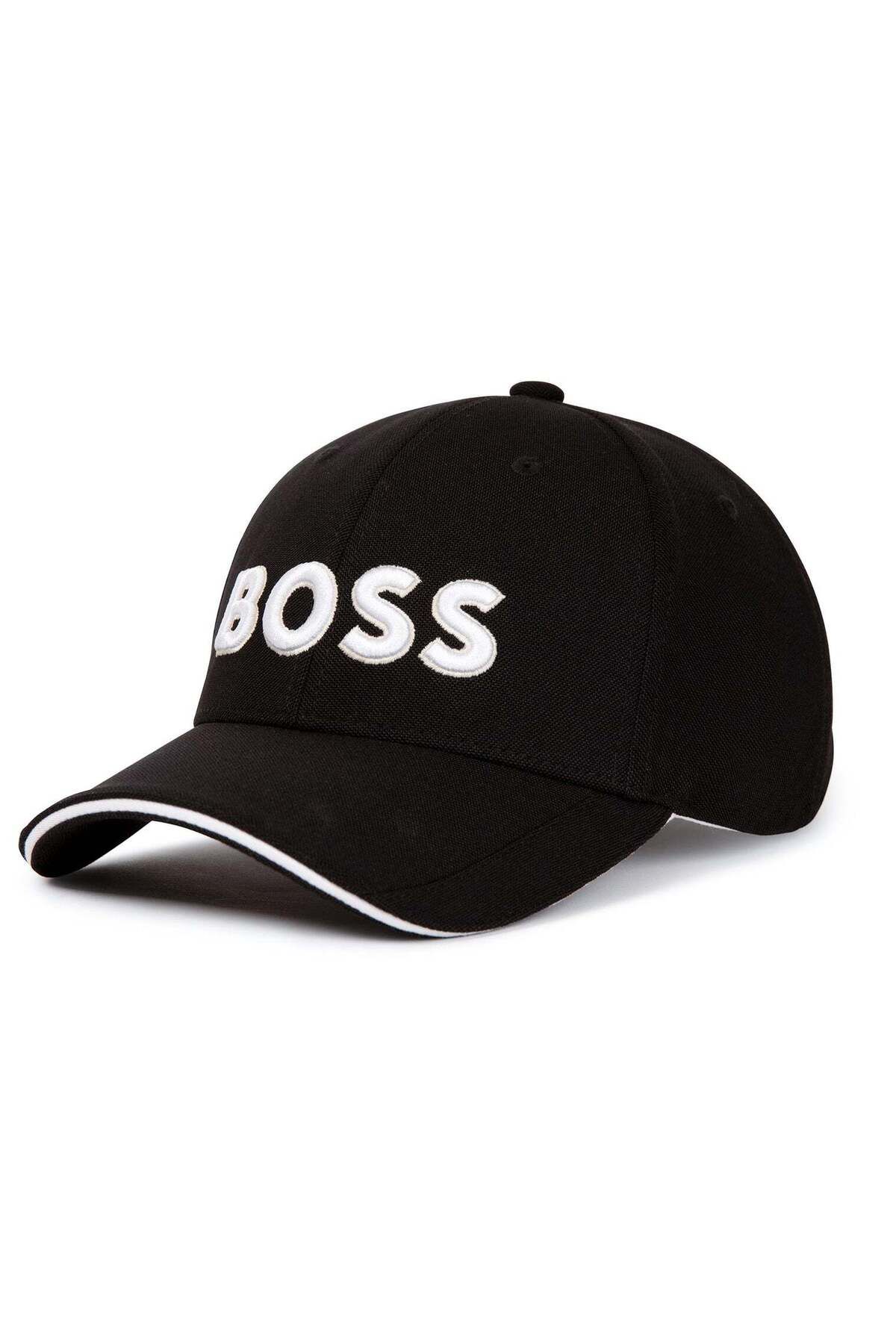 کلاه ورزشی مردانه آرم قابل تنظیم سیاه 50519247 005 BOSS