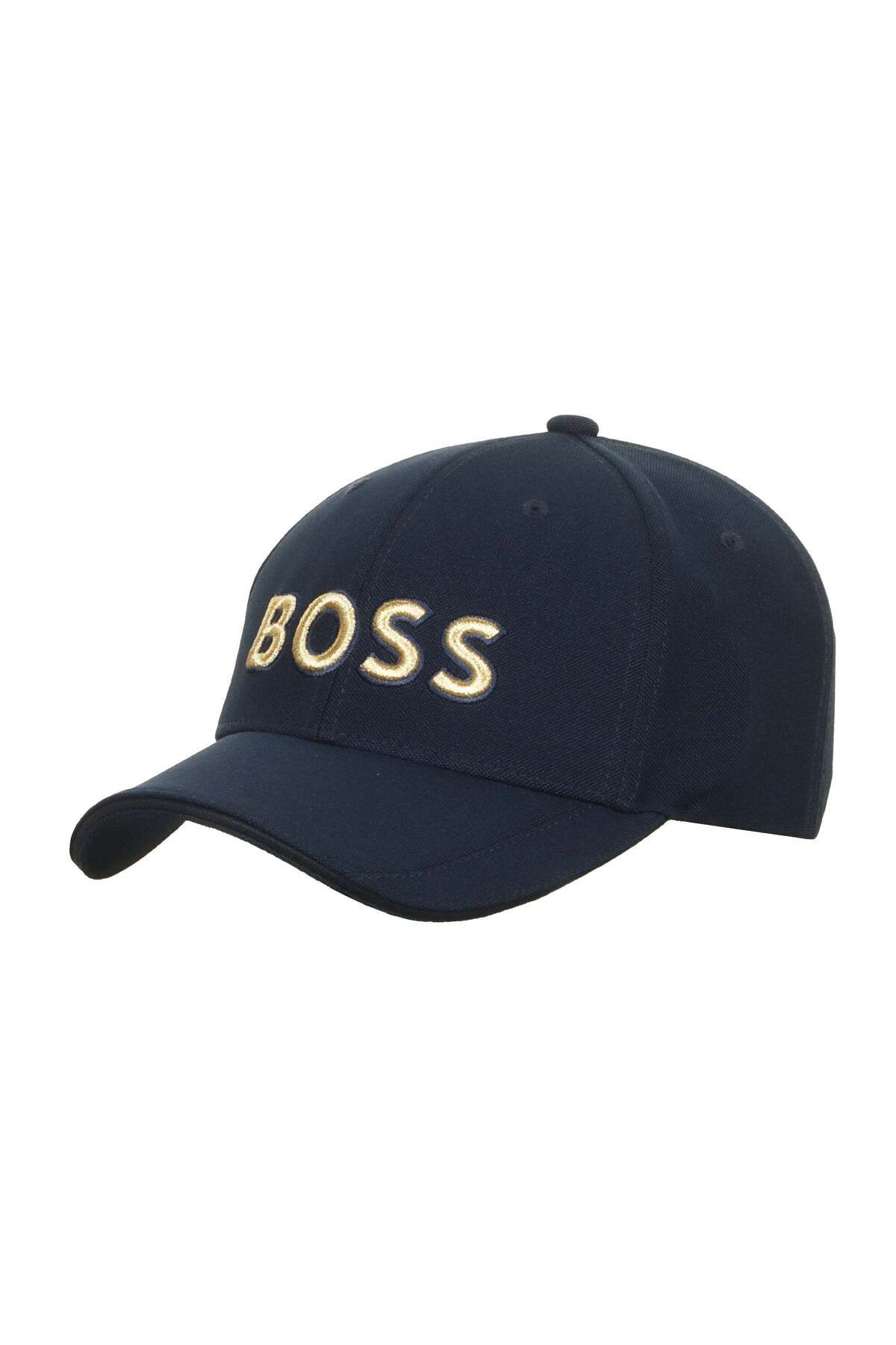 کلاه ورزشی مردانه آرم قابل تنظیم BACKLE LACIVERT1 50519247 403 BOSS