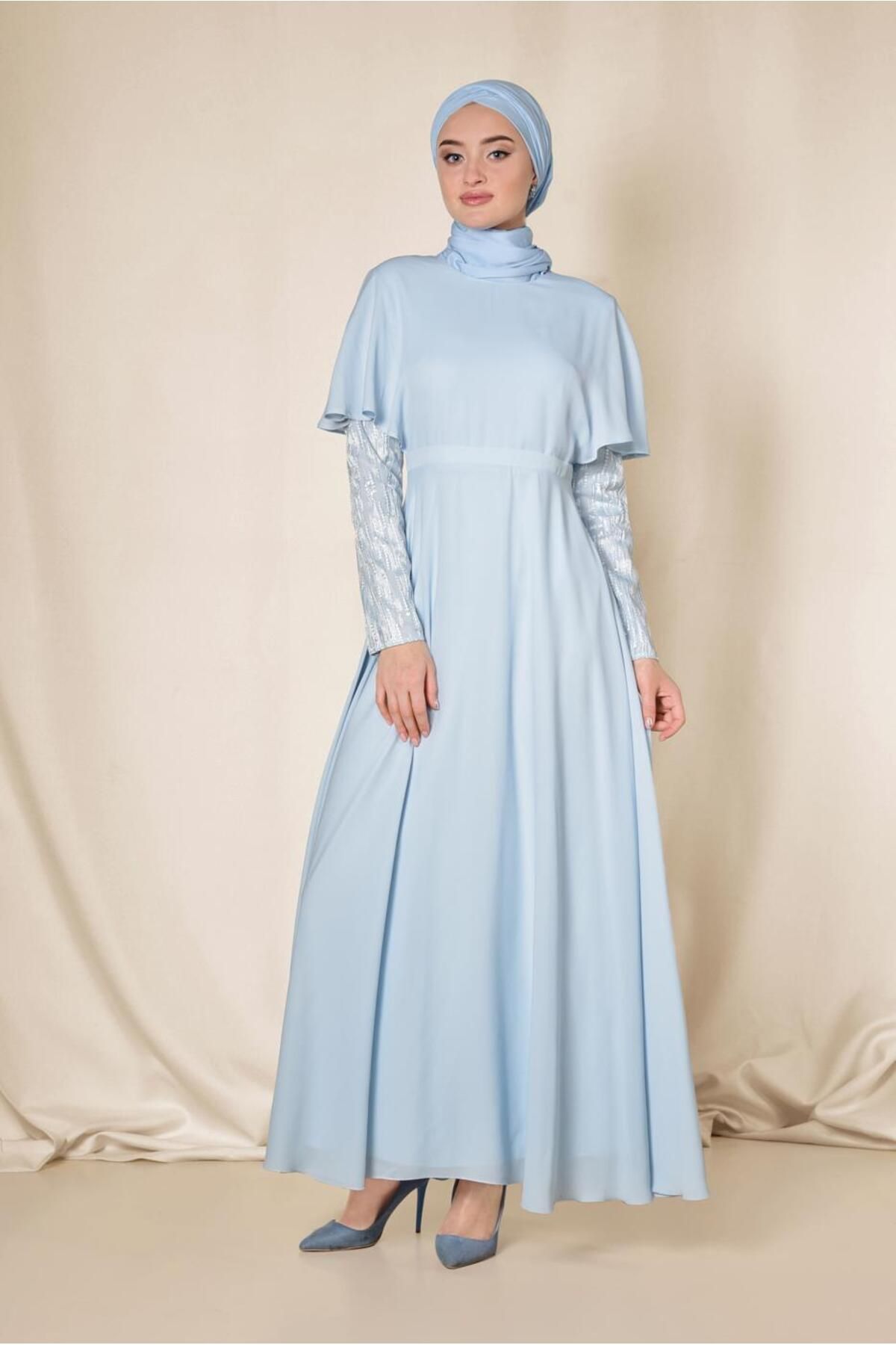لباس ابریشمی چین دار 4927 Alvina