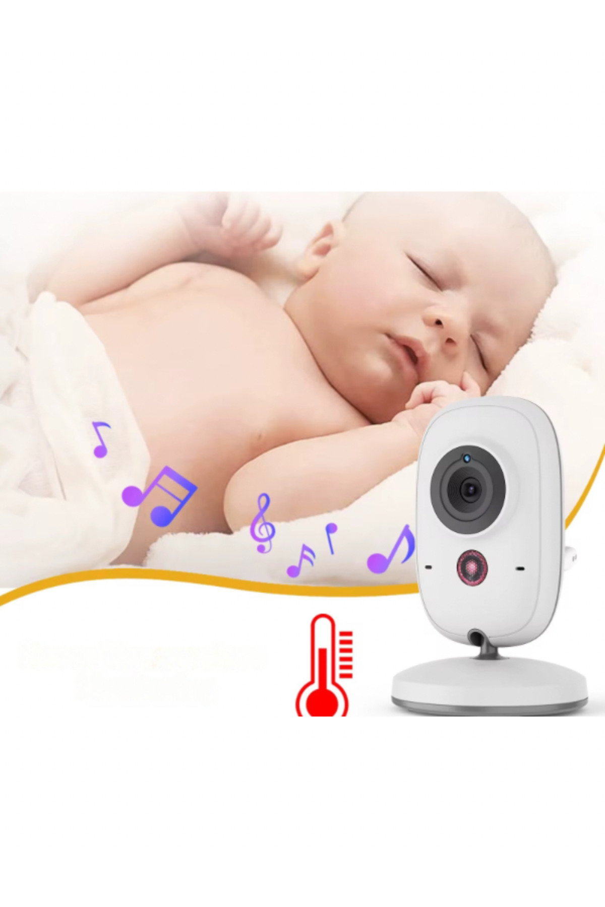Aklow akyoleticaret Bebek İzleme Kamerası Telsiz Monitörlü fotoğrafı 6 (önizleme)