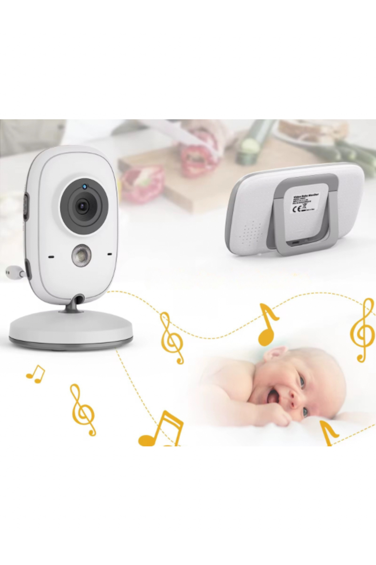 Aklow akyoleticaret Bebek İzleme Kamerası Telsiz Monitörlü fotoğrafı 3 (önizleme)