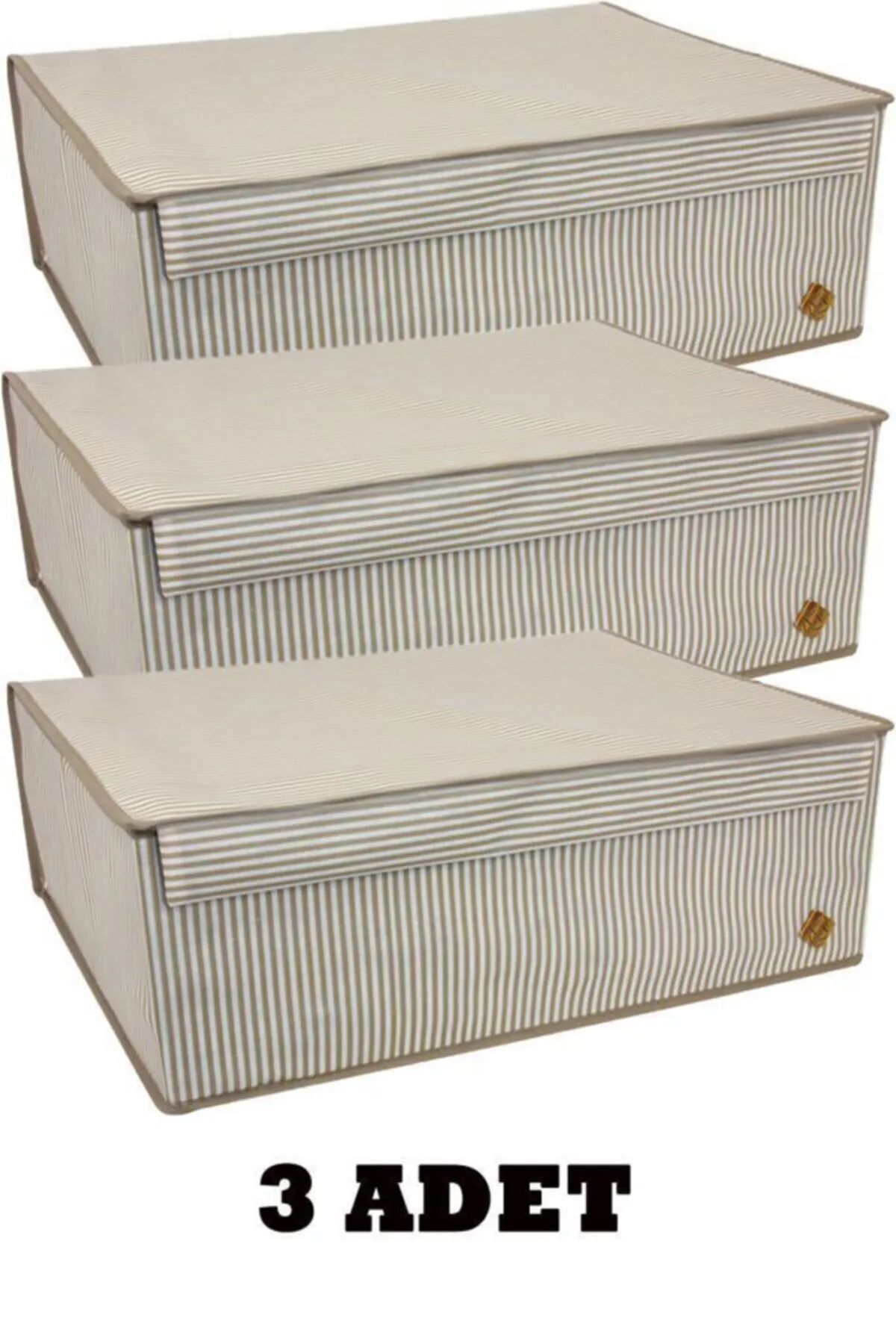 Helen's Home Pungă Cu 3 Capac 50x40x19 Cm, Bază Pliabilă Și Pungă Pentru Canapea Extensibilă - One Size