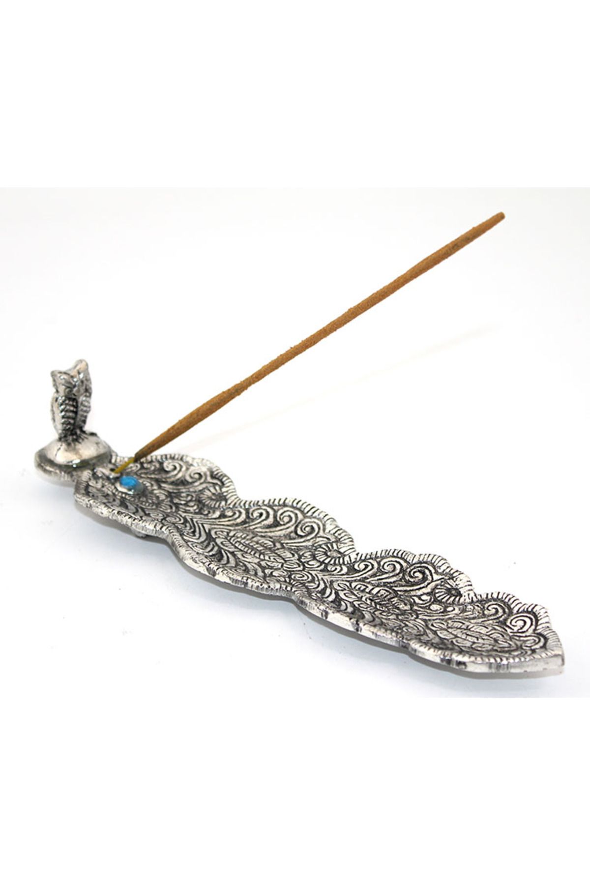 RMPAZAR Metal Kayık Baykuş Tasarımı Tütsülük Model 2