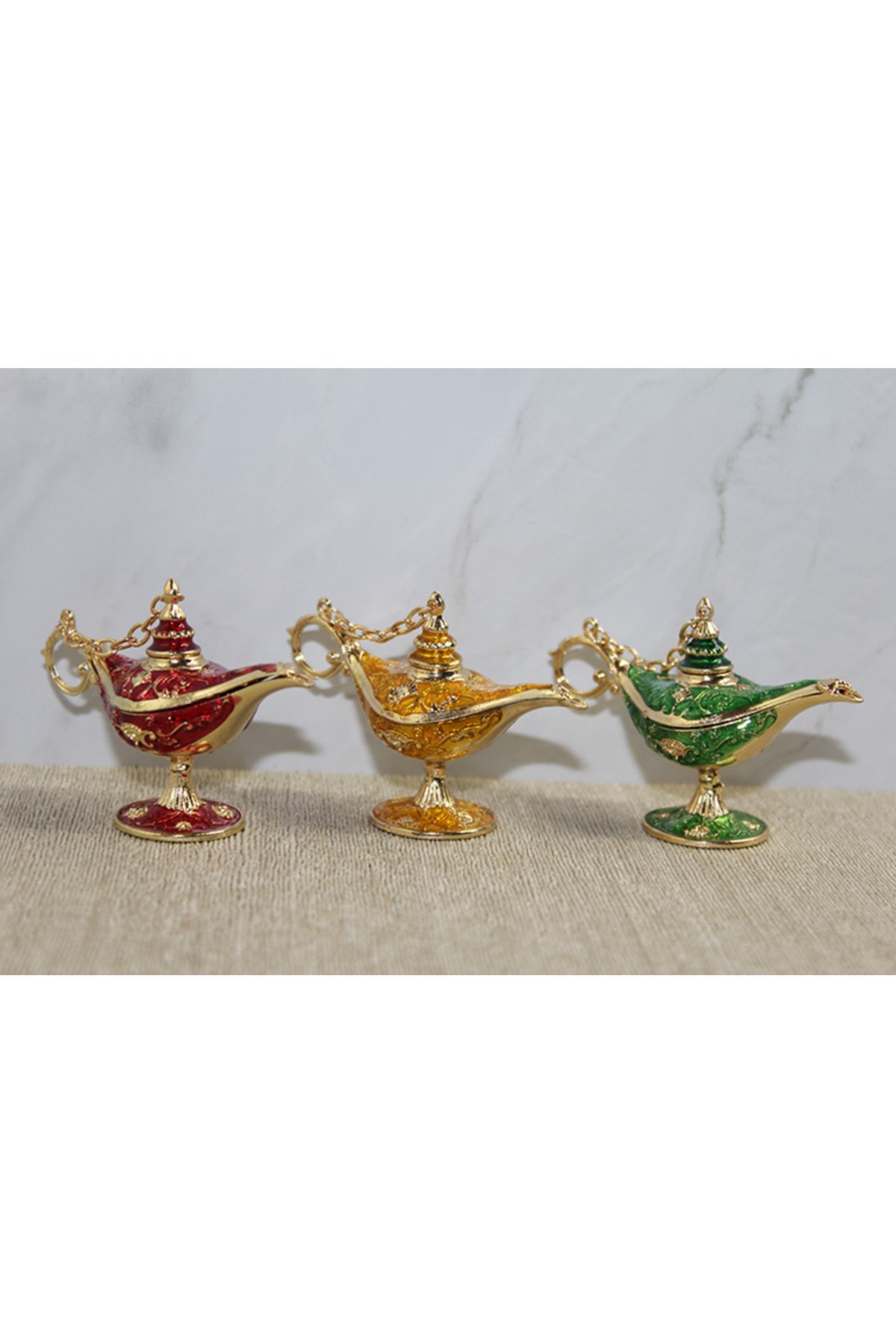 TTT Kristal Taşlı Minik Figür - Alaaddin'in Lambası
