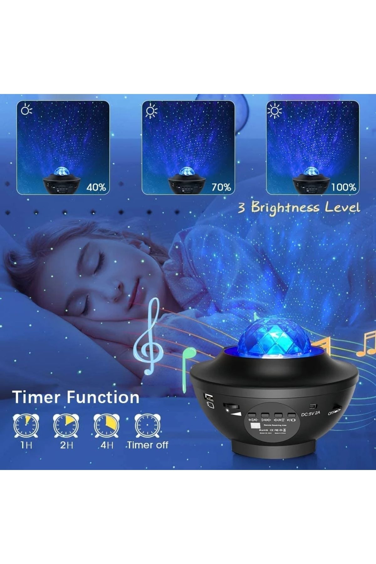 CHKK Galaxy Cover Multifonksiyon Projektör