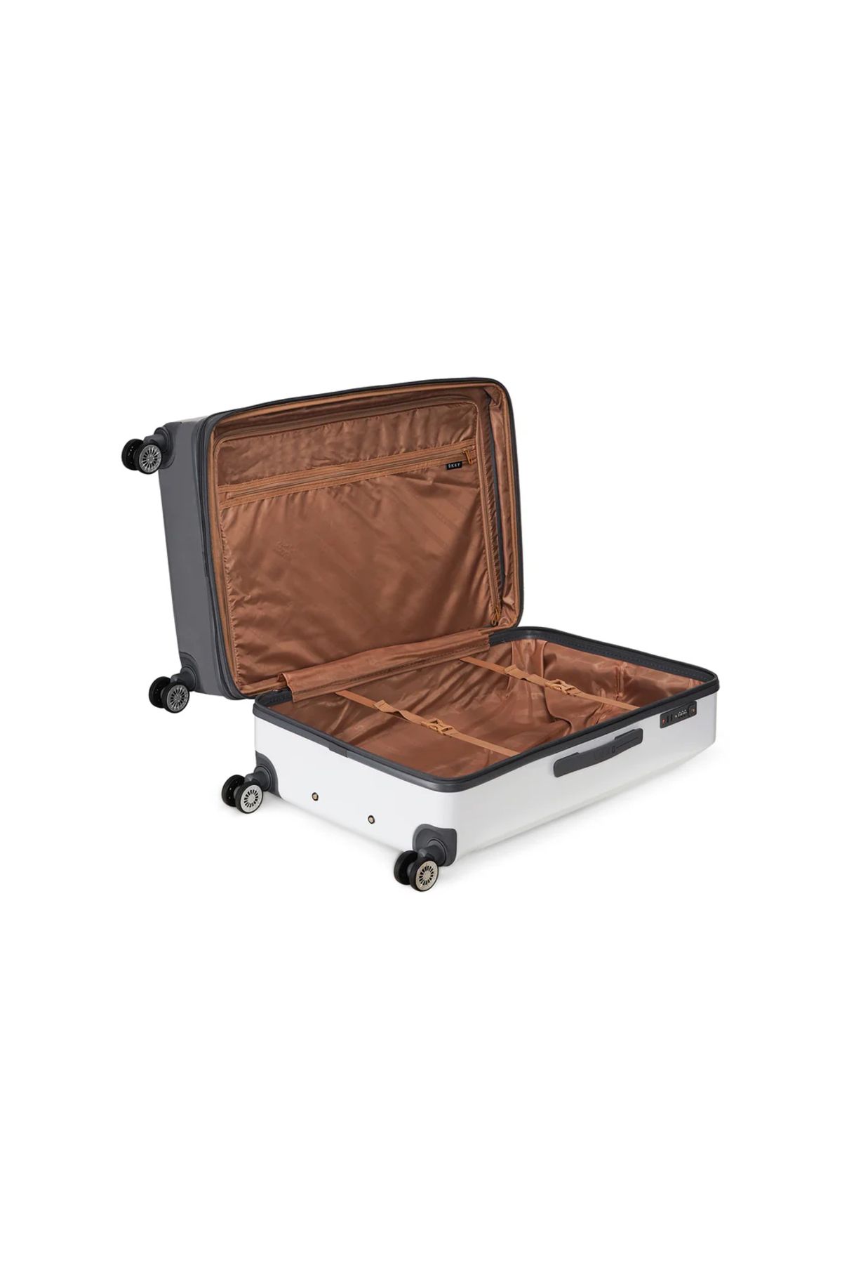Dkny-BOLD Hardside Trolley Bag with 4 Spinner Wheels, ABS+PC Case Luggage with TSA Lock 3