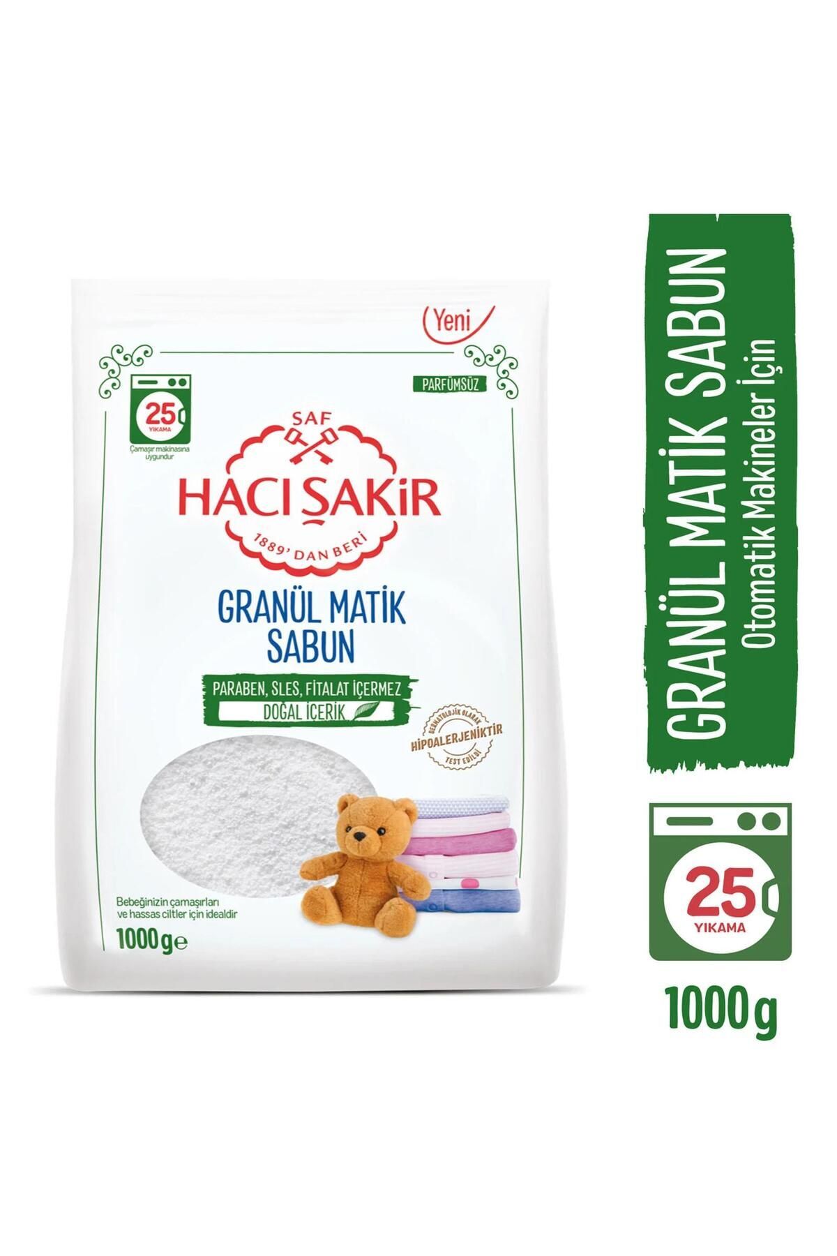 Hacı Şakir Granül Matik Bebekler Ve Hassas Ciltler Için Çamaşır Deterjanı 1000 gr fotoğrafı 2 (önizleme)